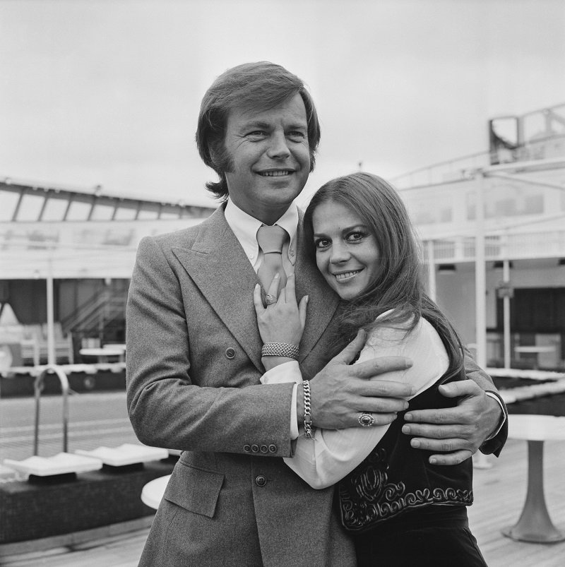 Robert Wagner and actress Natalie Wood on April 23, 1972. | Photo: Getty Images 