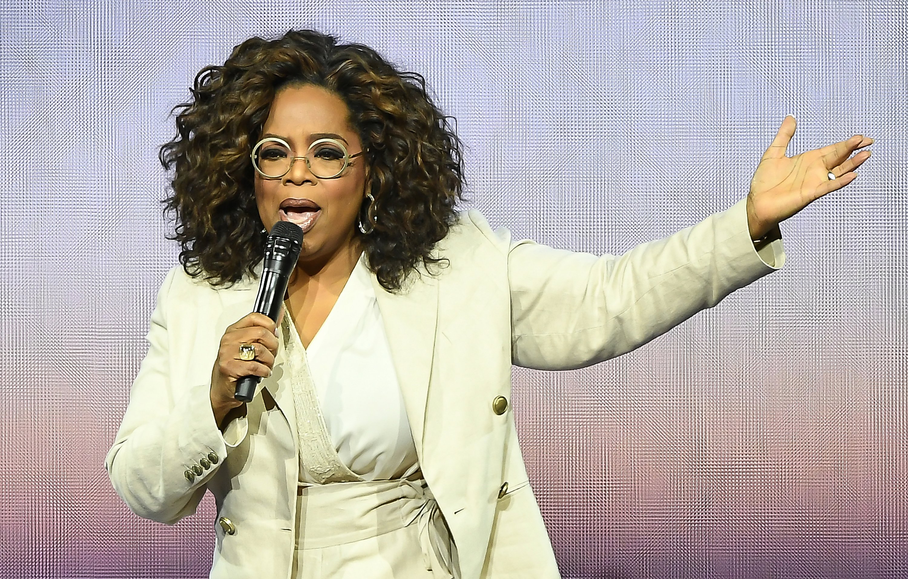  Oprah Winfrey speaks during Oprah's 2020 Vision: Your Life in Focus Tour presented by WW (Weight Watchers Reimagined) at Chase Center on February 22, 2020 in San Francisco, California. | Source: Getty Images