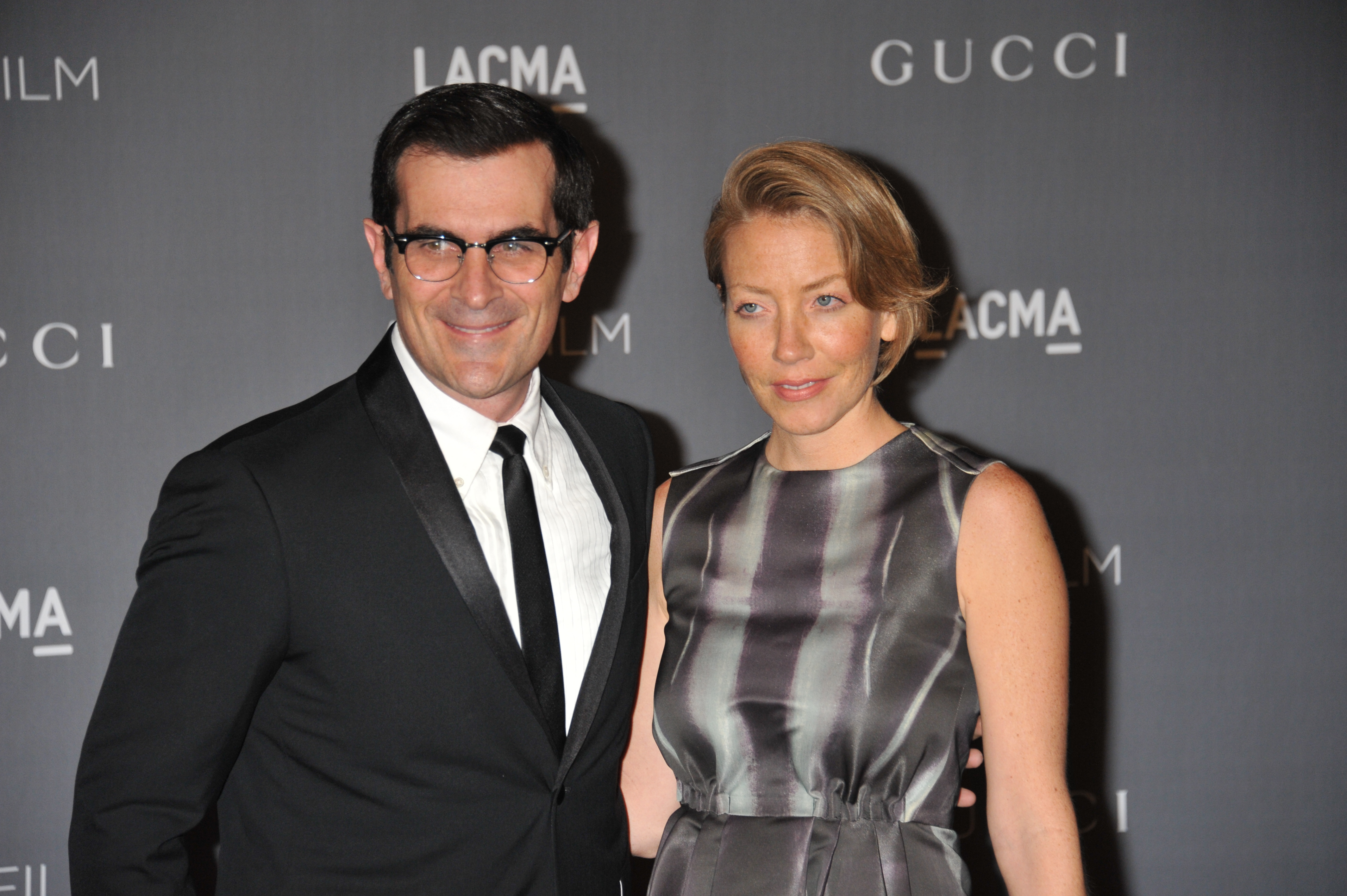 Ty Burrell and his wife Holly at LACMA Art + Film Gala on October 27, 2012 | Source: Getty Images