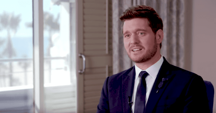 Michael Bublé talking about Loren Allred | Source: YouTube/Michael Buble