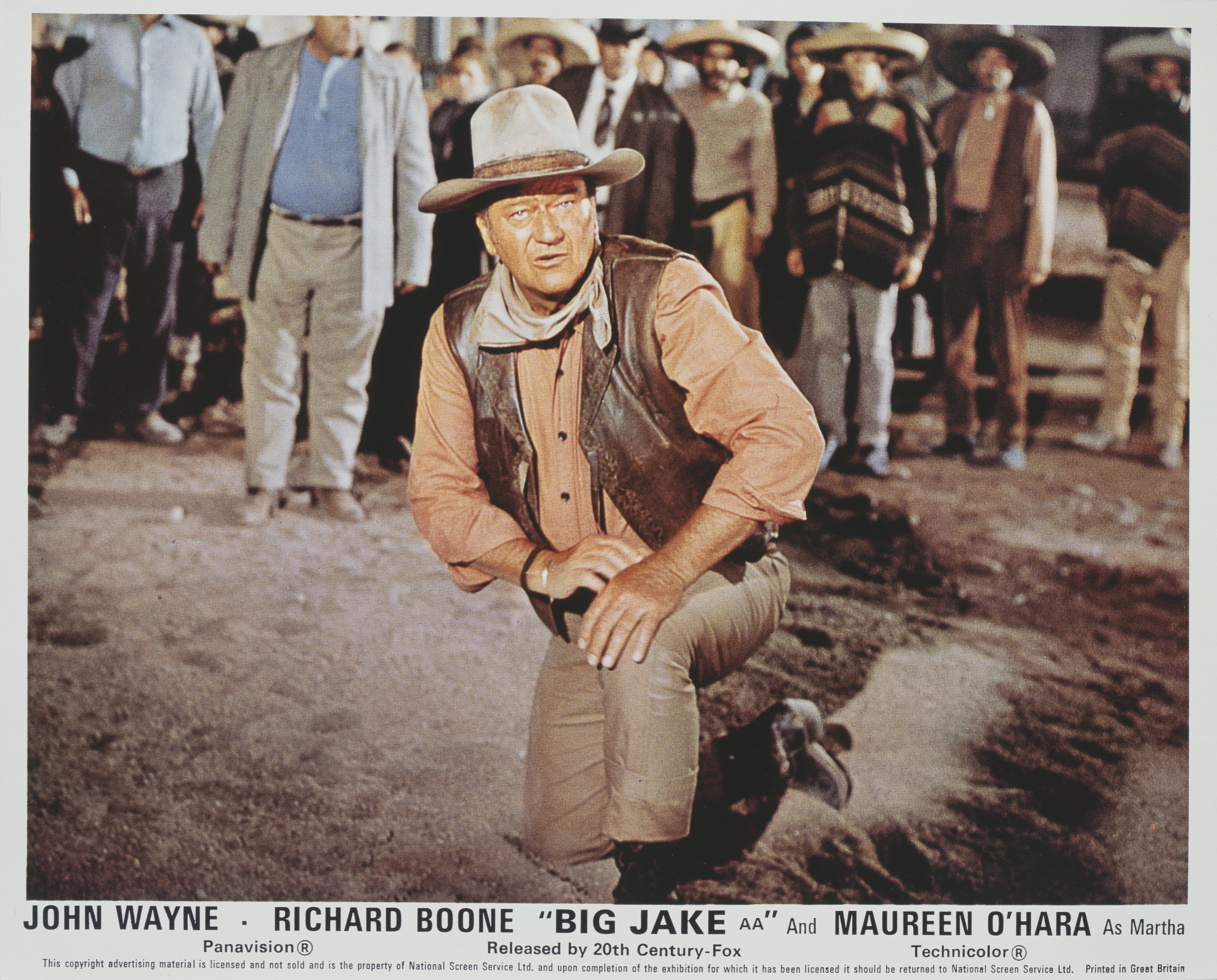 John Wayne on the poster for the film "Big Jake" in 1971 | Source: Getty Images