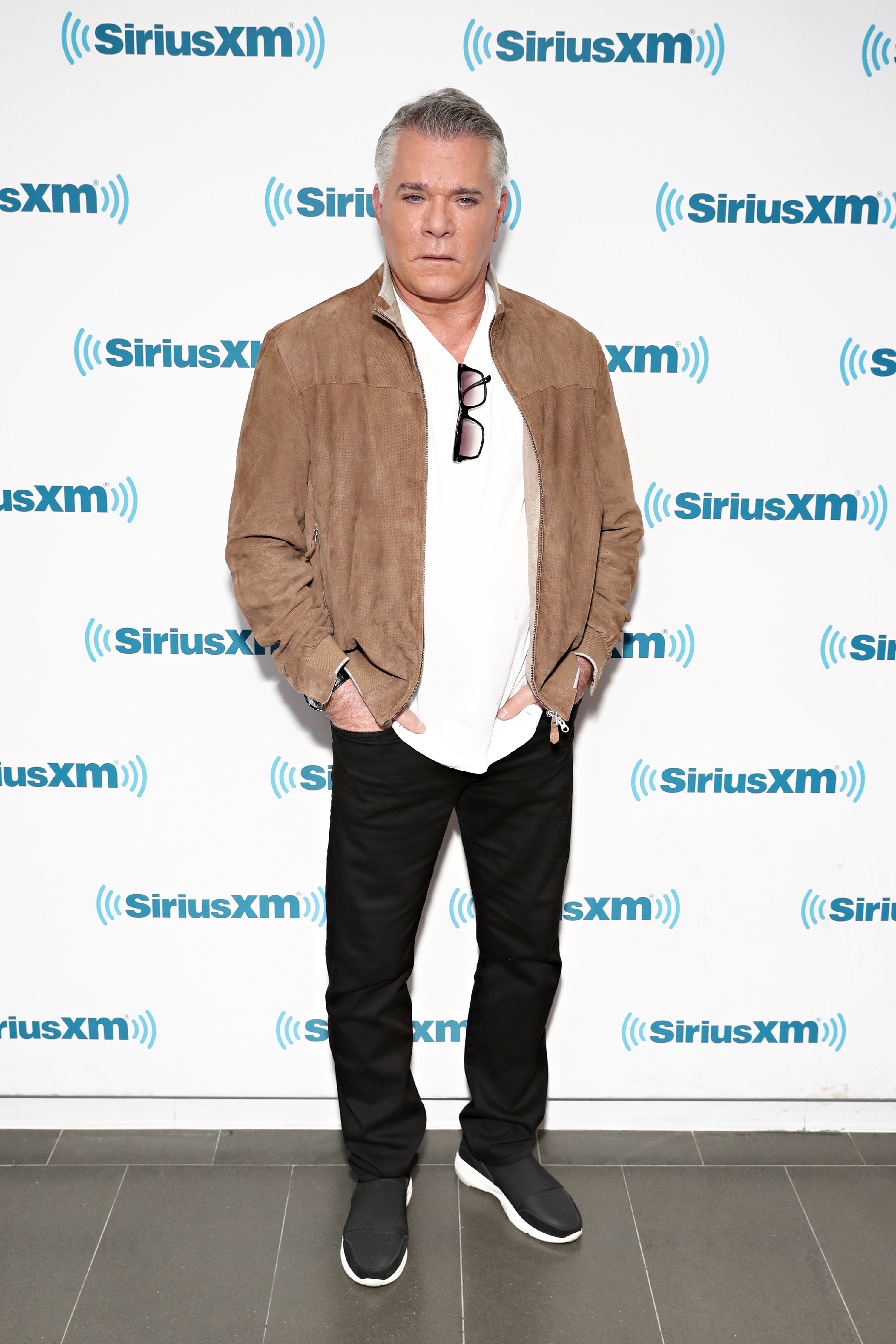 Ray Liotta pictured visiting the siriusxm studios in 2018 in New York | Source: Getty Images