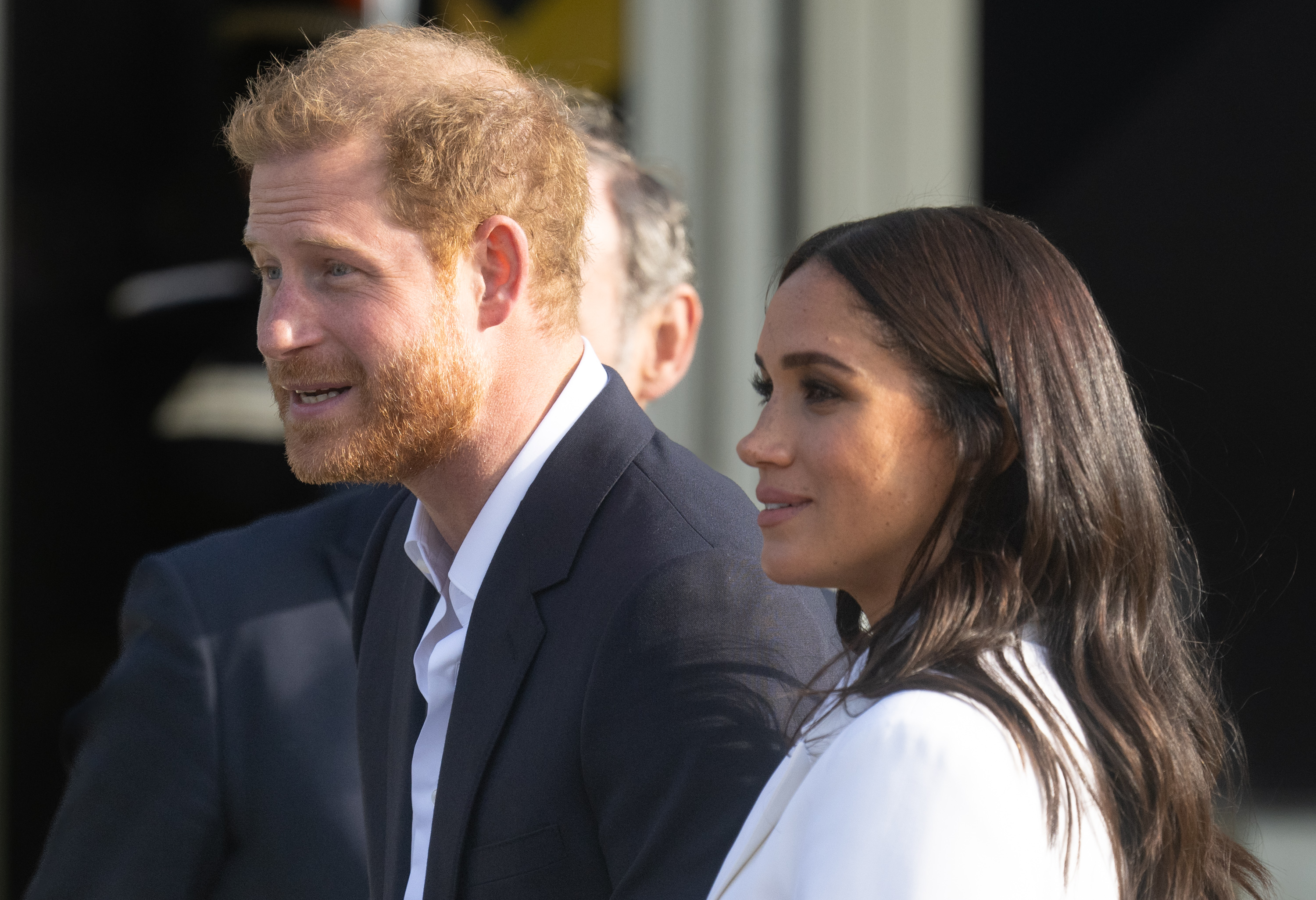 Prince Harry and Meghan Markle attend a reception for friends and family of competitors of the Invictus Games at Nations Home at Zuiderpark on April 15, 2022, in The Hague, Netherlands. | Source: Getty Images