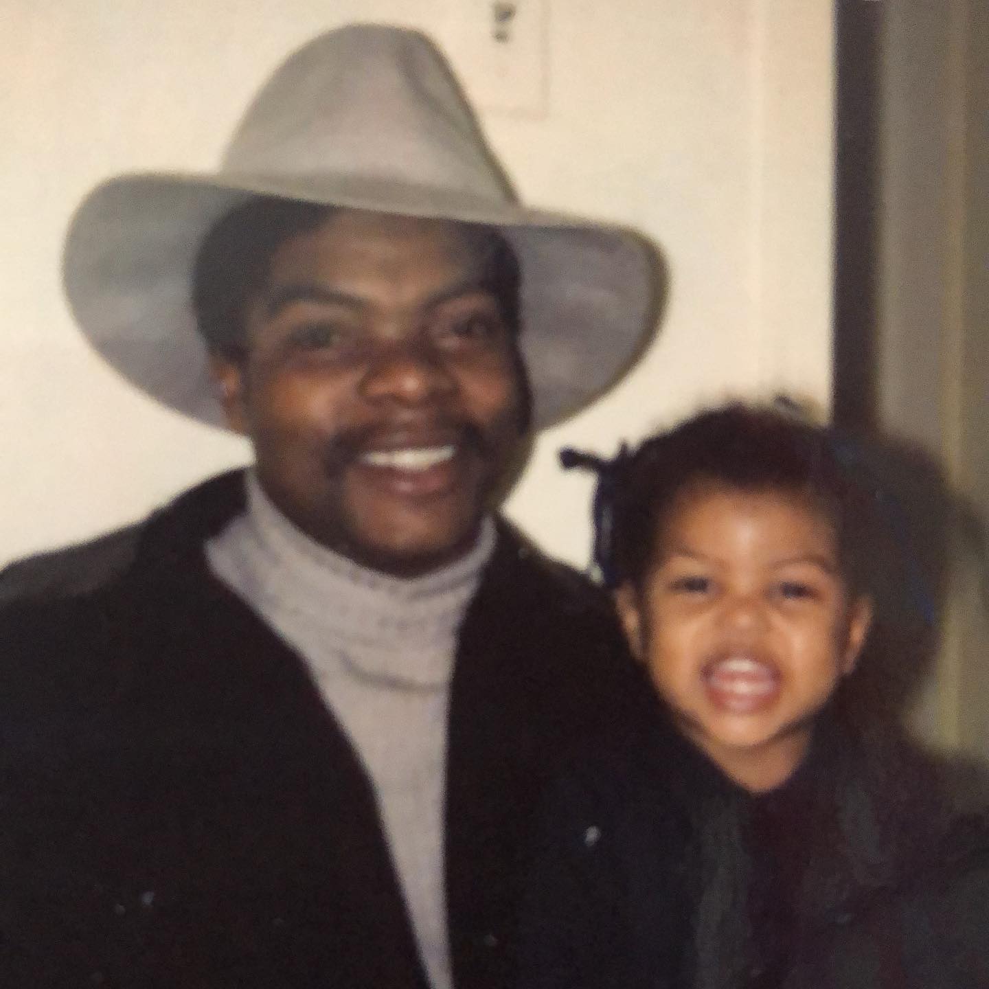 The actress as a baby with her father, posted on July 10, 2020. | Source: Facebook/Taraji P. Henson