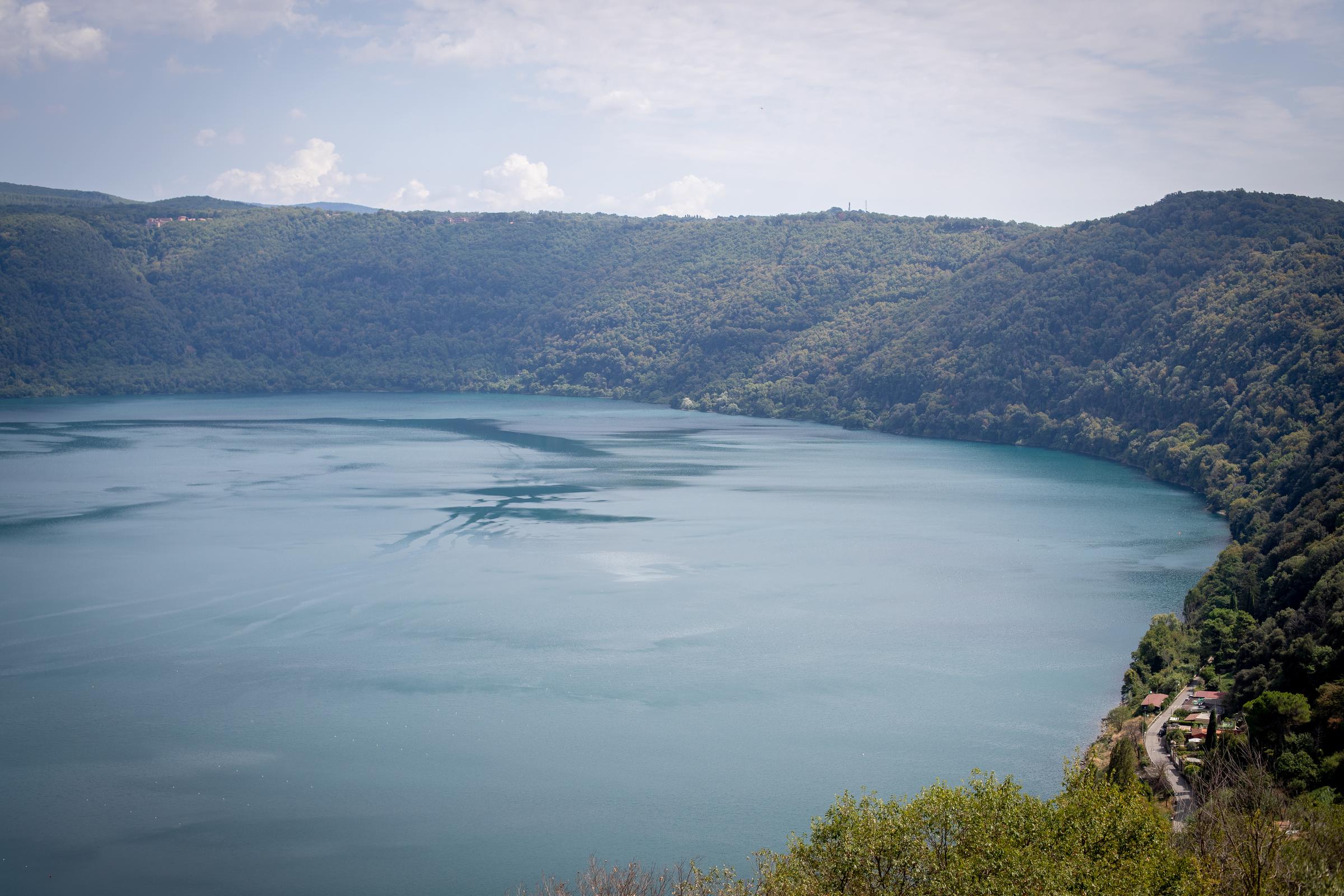 A view of the lake Albano pictured on September 6, 2022, in Castel Gandolfo, Italy. | Source: Getty Images