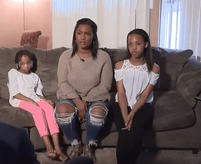 Screenshot of Summer Grant  and her daughters, Summaia and Summara. Photo: YouTube/WKYC Channel 3