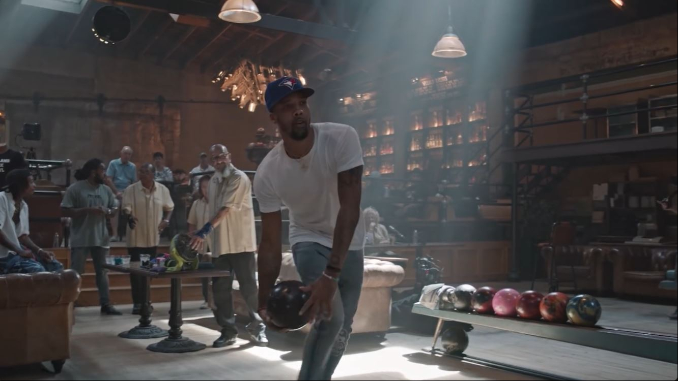 Taylor Gang member Chevy bowls during the Taylor Gang Invitational Bowling Tournament. | Source: YouTube/Wiz Khalifa