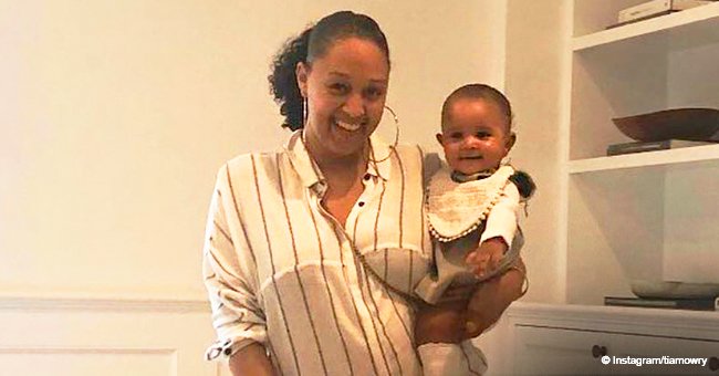 Tia Mowry's daughter Cairo is her mini-me as they flash matching smiles in new photo