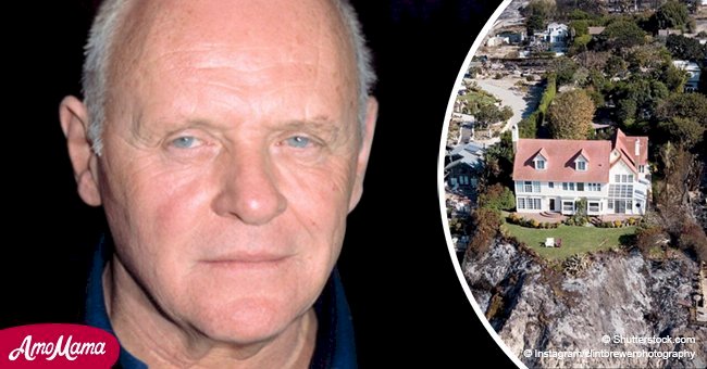 Photos of Anthony Hopkins' house after California wildfire proves he was born under a lucky star 