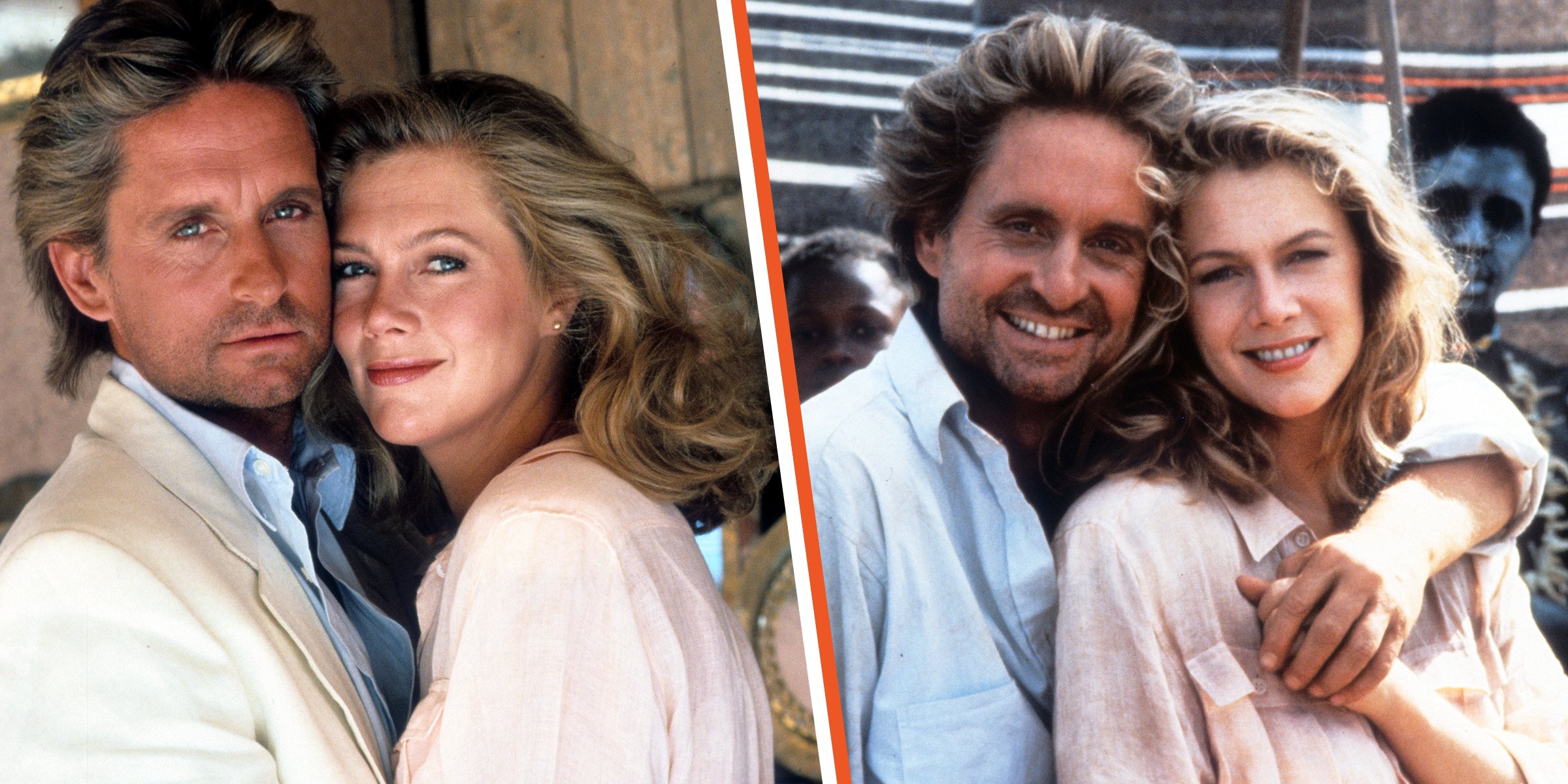 Michael Douglas and Kathleen Turner | Source: Getty Images