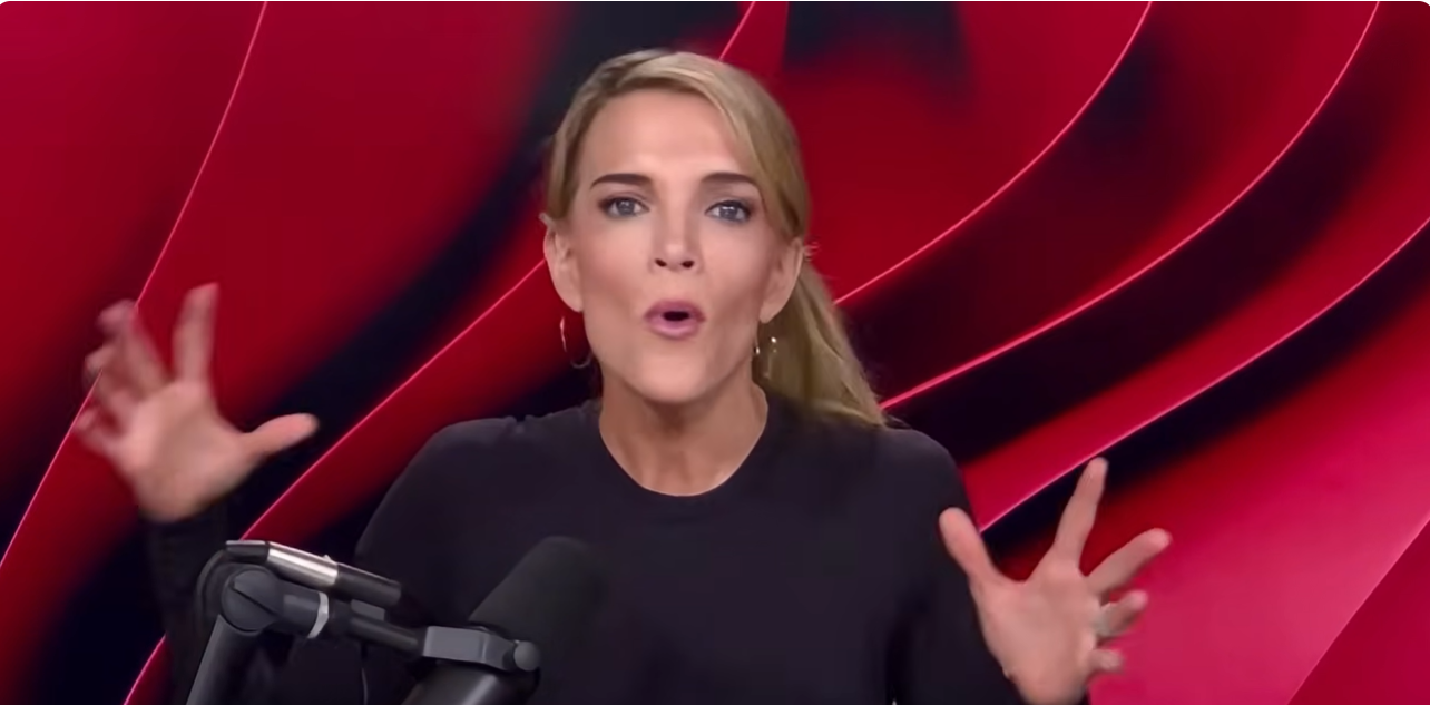 A former television host and journalist speaks during the podcast appearance in May 2026. During the discussion, she reflected on Donald Trump's personal life and past marriages. | Source: YouTube/Hodgetwins Podcast