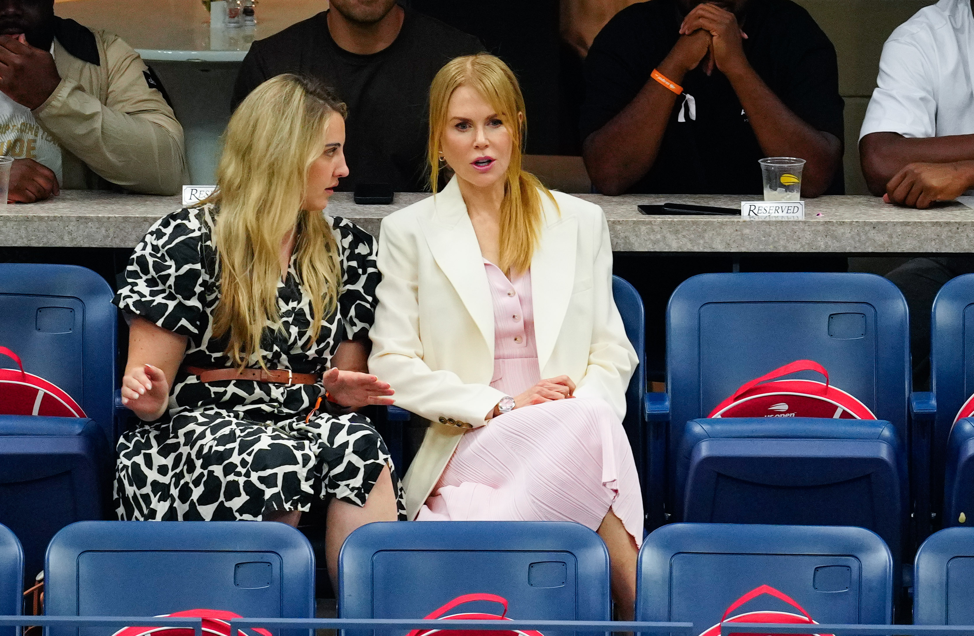 Nicole Kidman is seen at the final game with Coco Gauff vs. Aryna Sabalenka at the 2023 US Open Tennis Championships, on September 9, 2023, in New York City. | Source: Getty Images