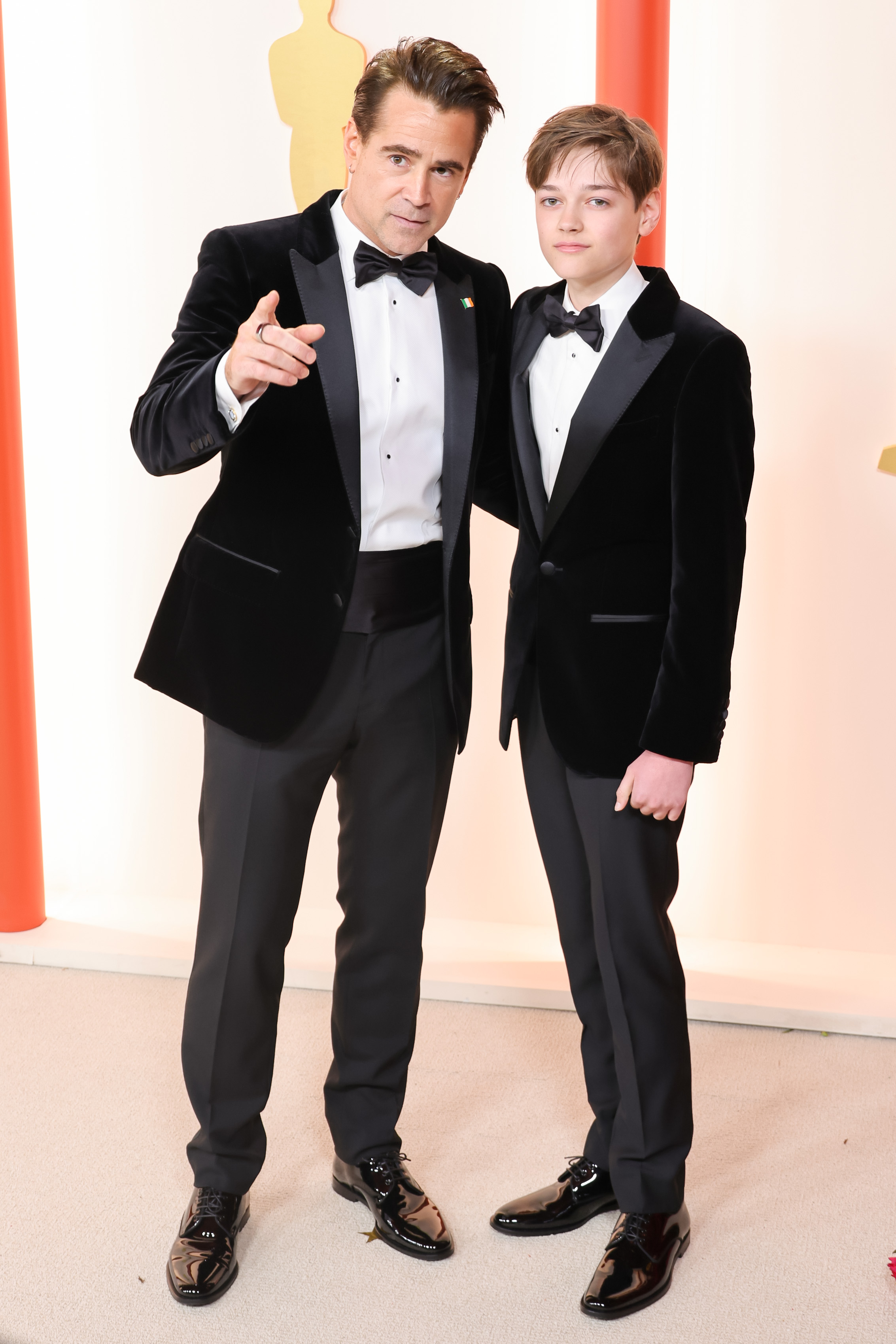 Colin Farrell and Henry Tadeusz Farrell attend the 95th Annual Academy Awards on March 12, 2023 in Hollywood, California | Source: Getty Images