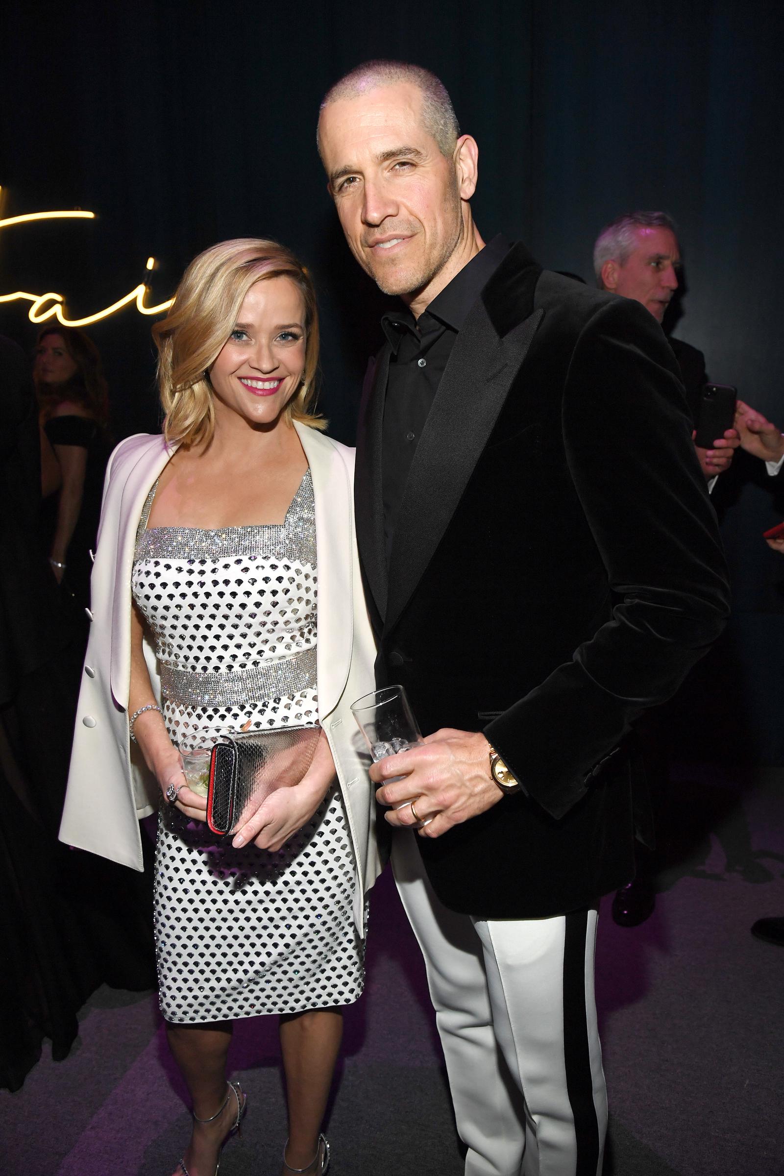 Reese Witherspoon and Jim Toth attend the Vanity Fair Oscar Party on February 9, 2020, in Beverly Hills, California | Source: Getty Images