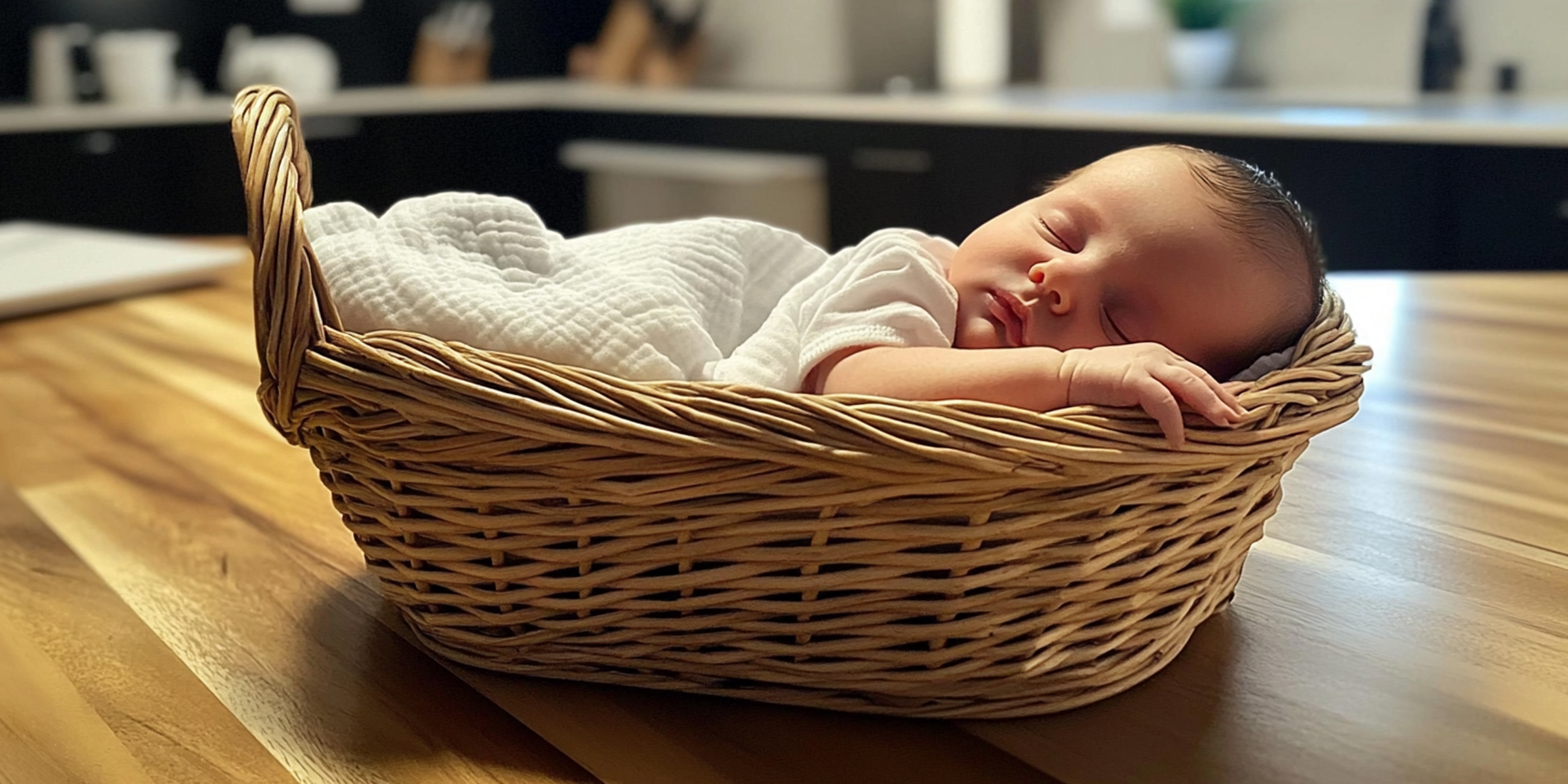 A baby in a basket | Source: Amomama