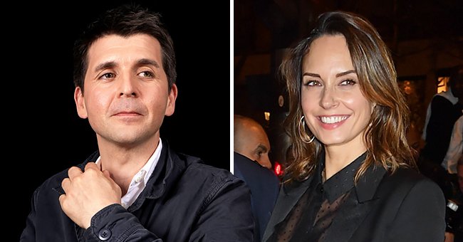 Thomas Sotto et Julia Vignali.| Photo : Getty Images