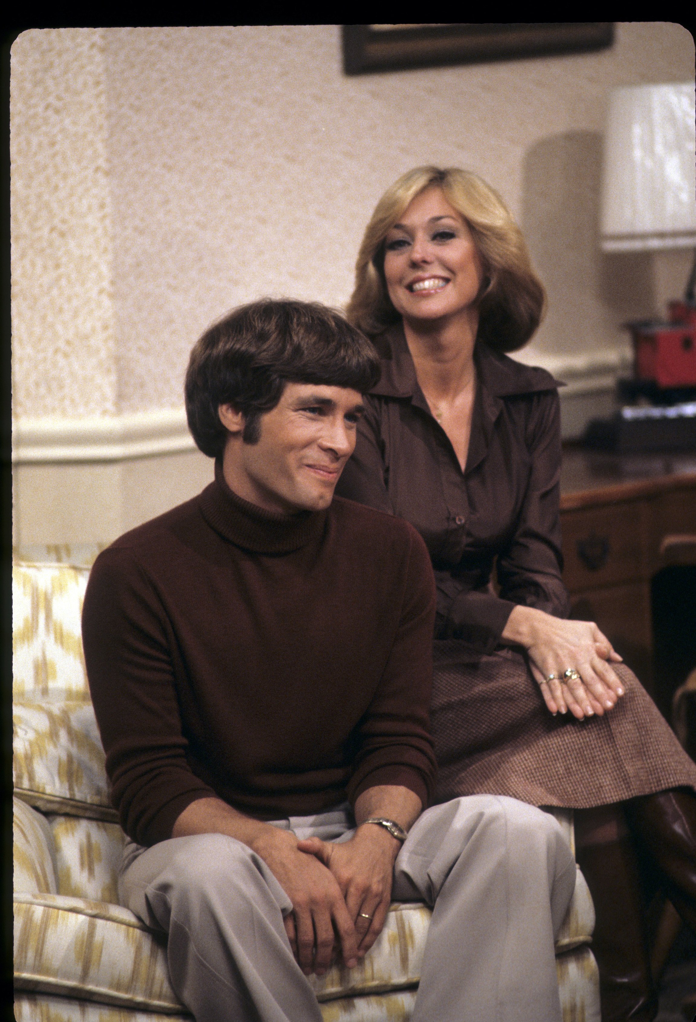 Tina Cole and Don Grady on the Thanksgiving episode of "My Three Sons" on November 25, 1977 | Source: Getty Images