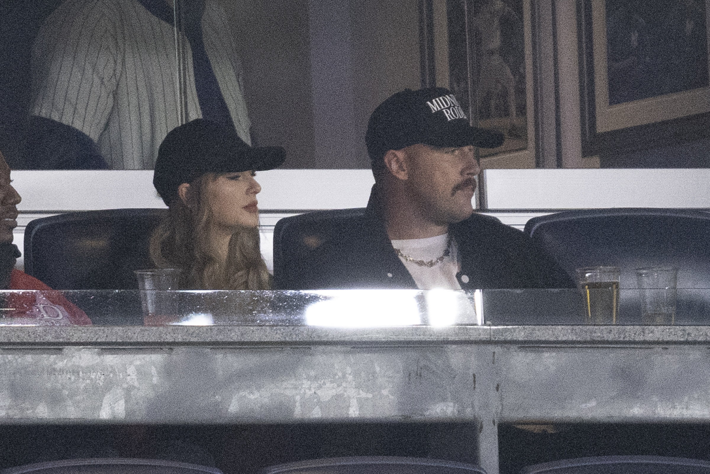 Travis Kelce and Taylor Swift in the Bronx, New York, on October 14, 2024 | Source: Getty Images