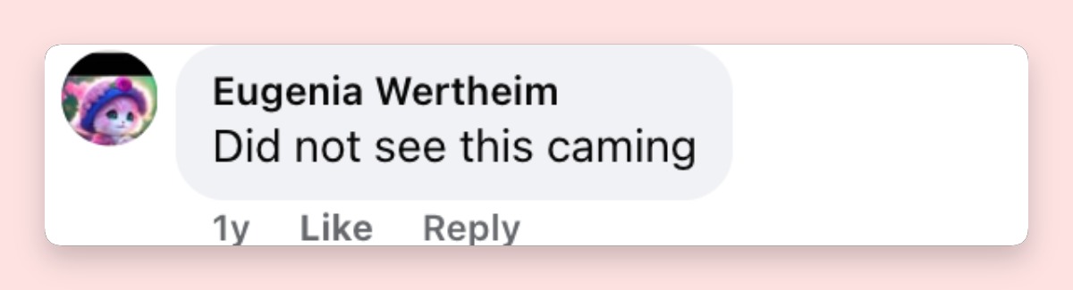 A viewer reacts to the rare family revelations surrounding the star's private life | Source: Facebook/EpicShae
