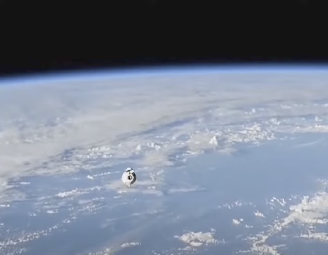 SpaceX's Dragon spacecraft, dated March 16, 2025 | Source: YouTube/@abcnewsaustralia