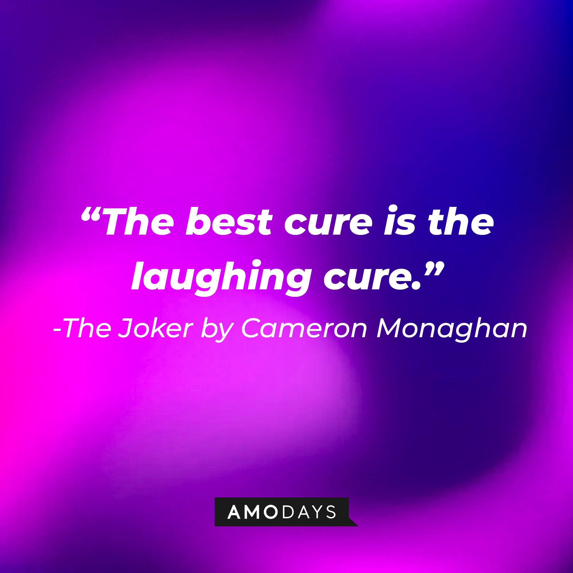 The Joker in the series, “Gotham” quote: “The best cure is the laughing cure.”| Image: Amodays
