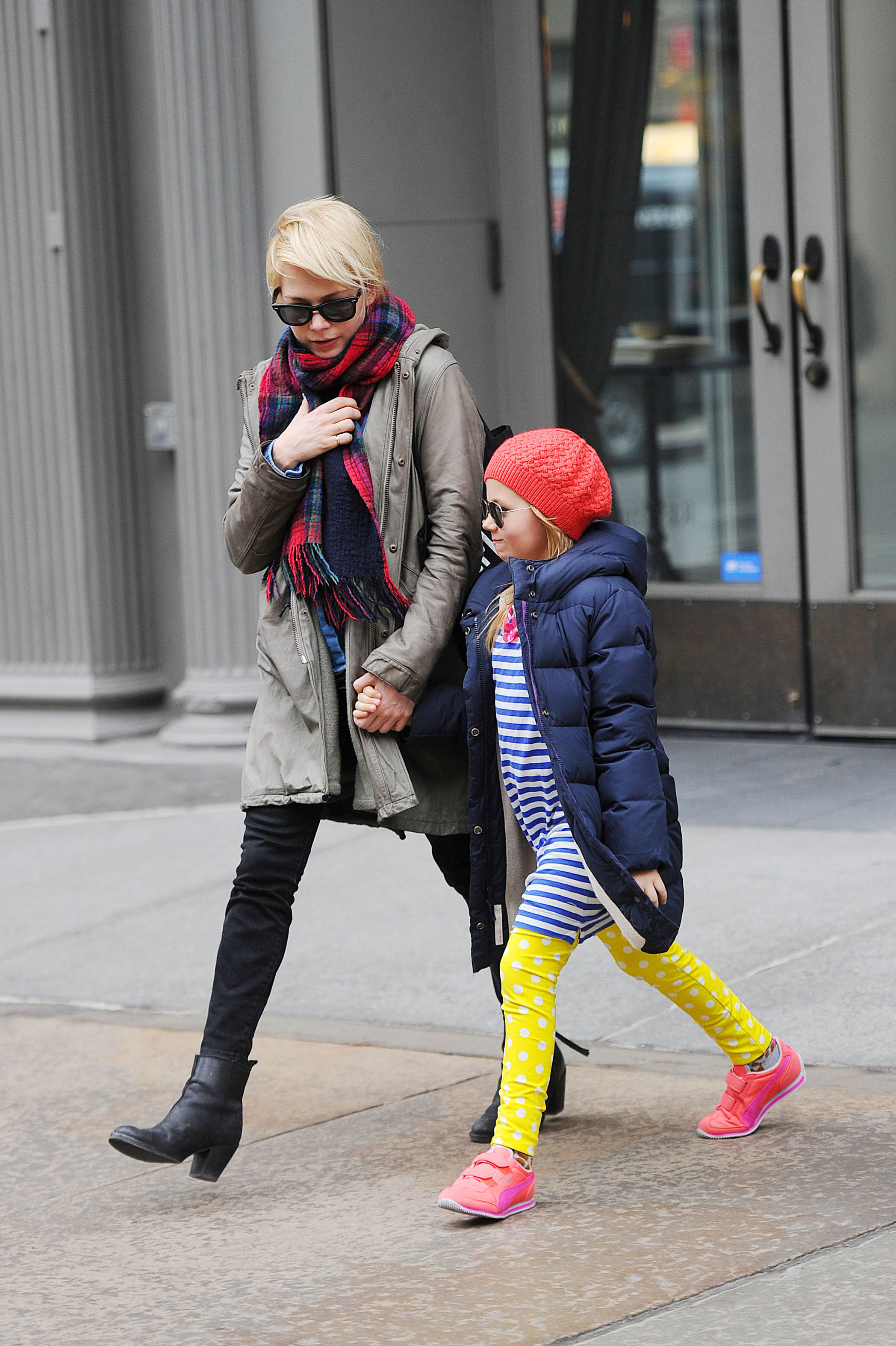 Michelle Williams and Matilda Ledger spotted in New York City on March 6, 2013 | Source: Getty Images
