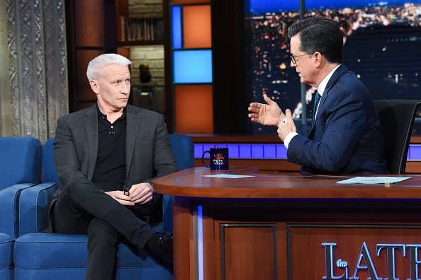 The Late Show with Stephen Colbert and guest Anderson Cooper | Photo: Getty Images