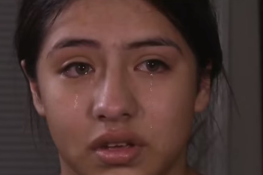 Lucero Gómez llorando.| Imagen tomada de: YouTube/Primer Impacto Lucero Gómez llorando.| Imagen tomada de: YouTube/Primer Impacto
