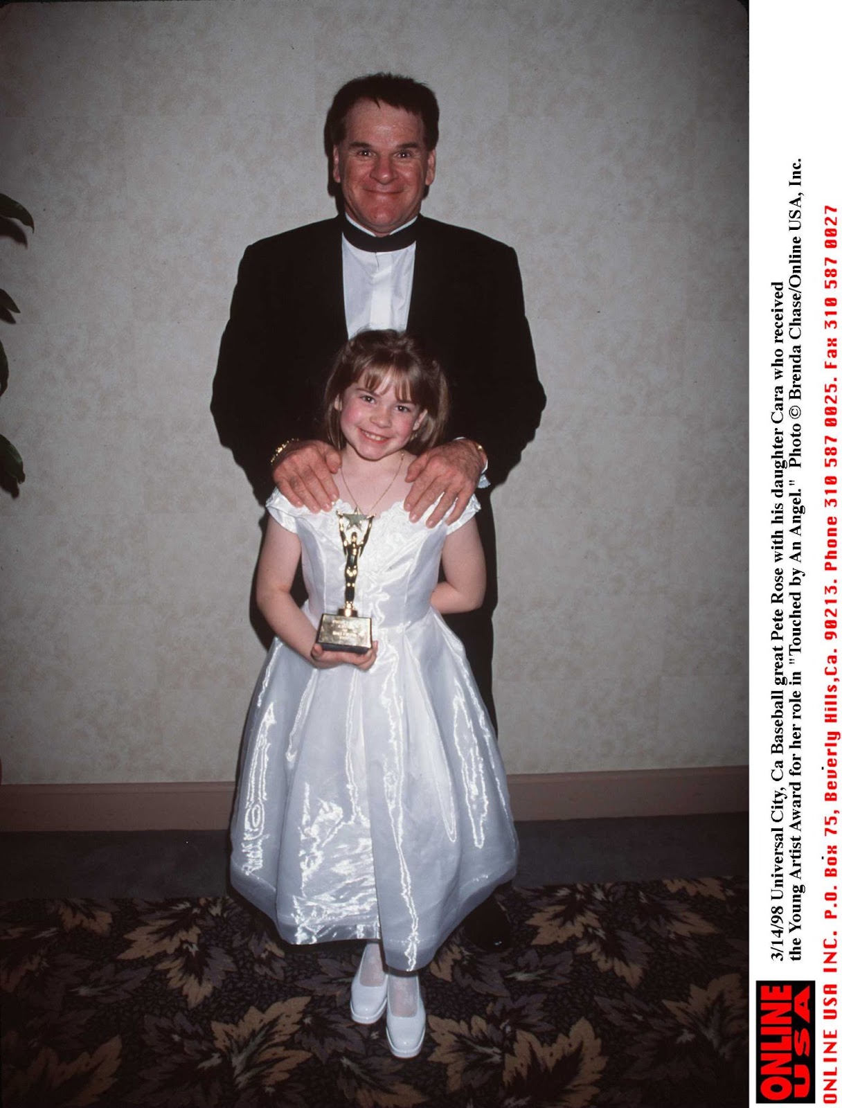 Pete and Cara Rose photographed on March 14, 1998. | Source: Getty Images