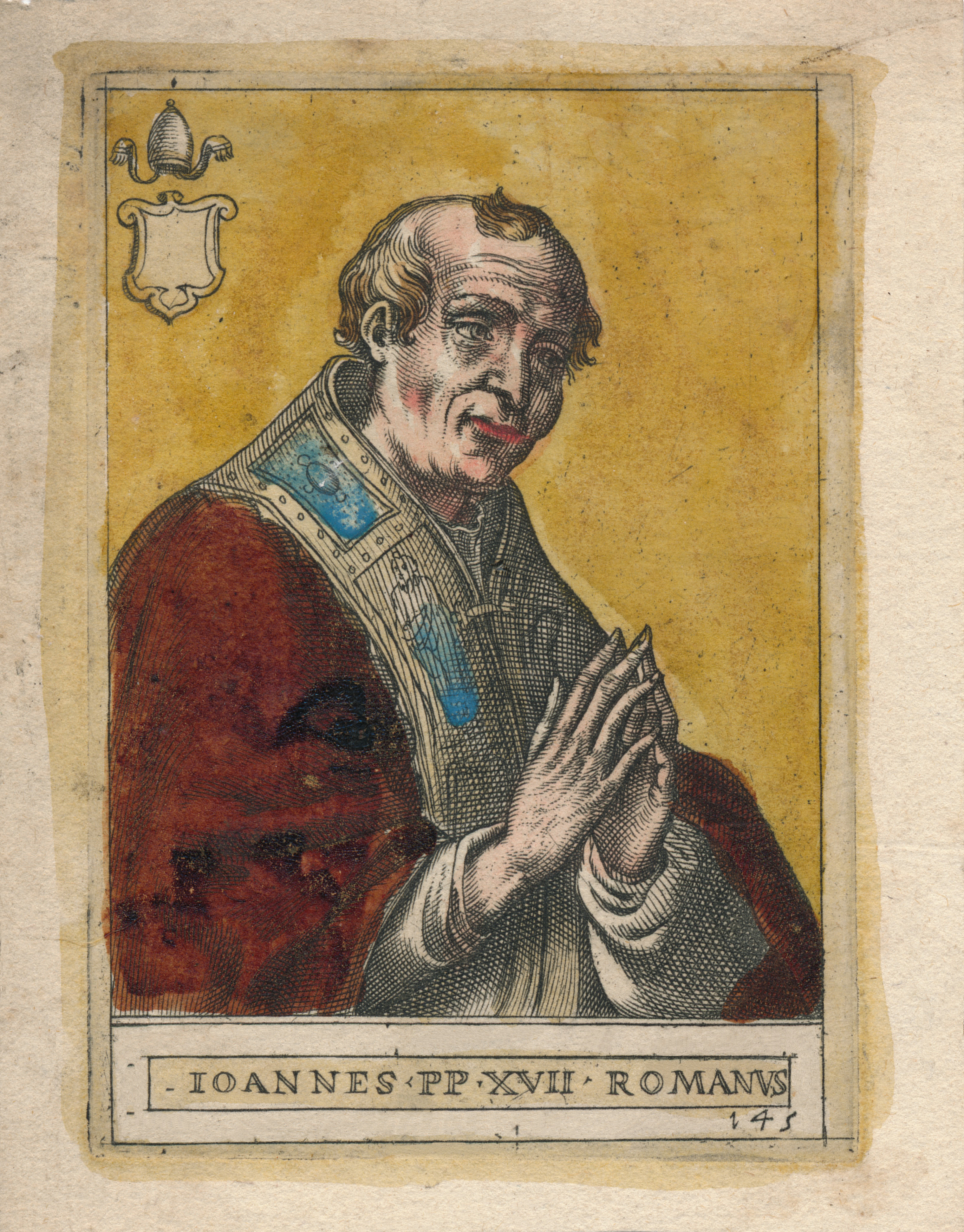 An illustration of John XVII circa 1003 AD. | Source: Getty Images