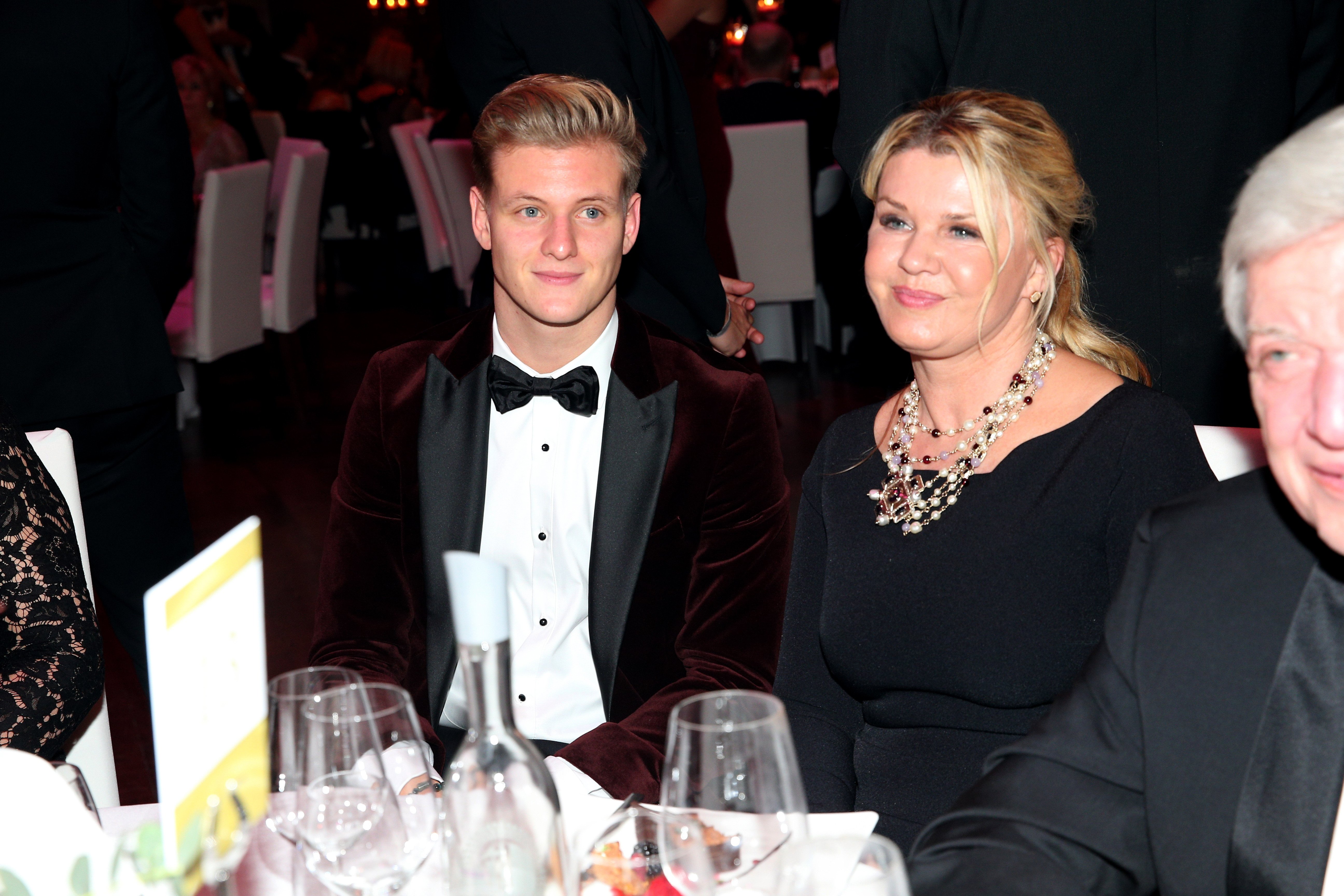 Mick Schumacher and his mother Corinna Schumacher during the German Sports Media Ball (38th Sportpresseball) at Alte Oper on November 9, 2019 in Frankfurt am Main, Germany | Source: Getty Images 