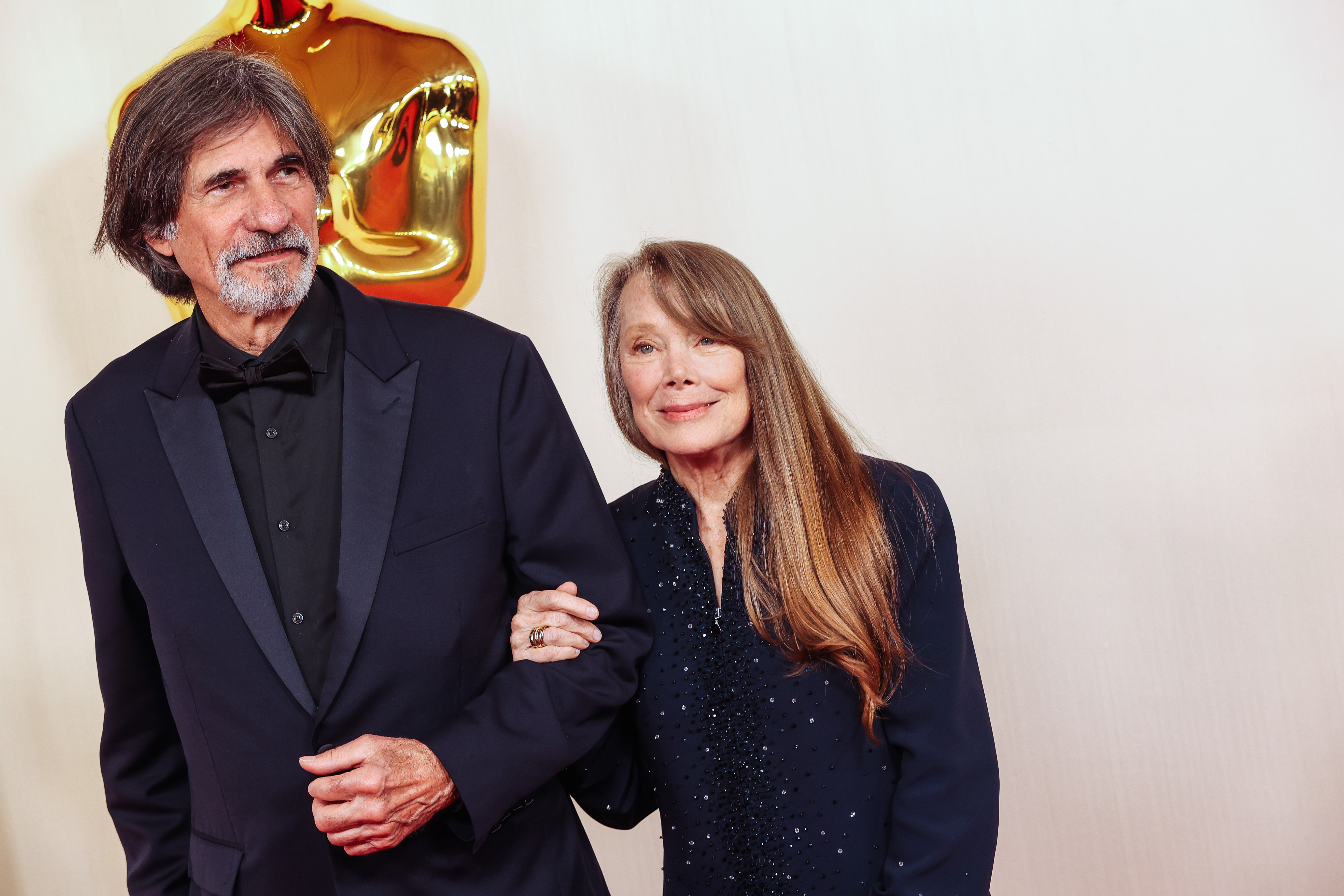 Jack Fisk and Sissy Spacek at the 96th Annual Oscars on March 10, 2024, in Los Angeles, California. | Source: Getty Images