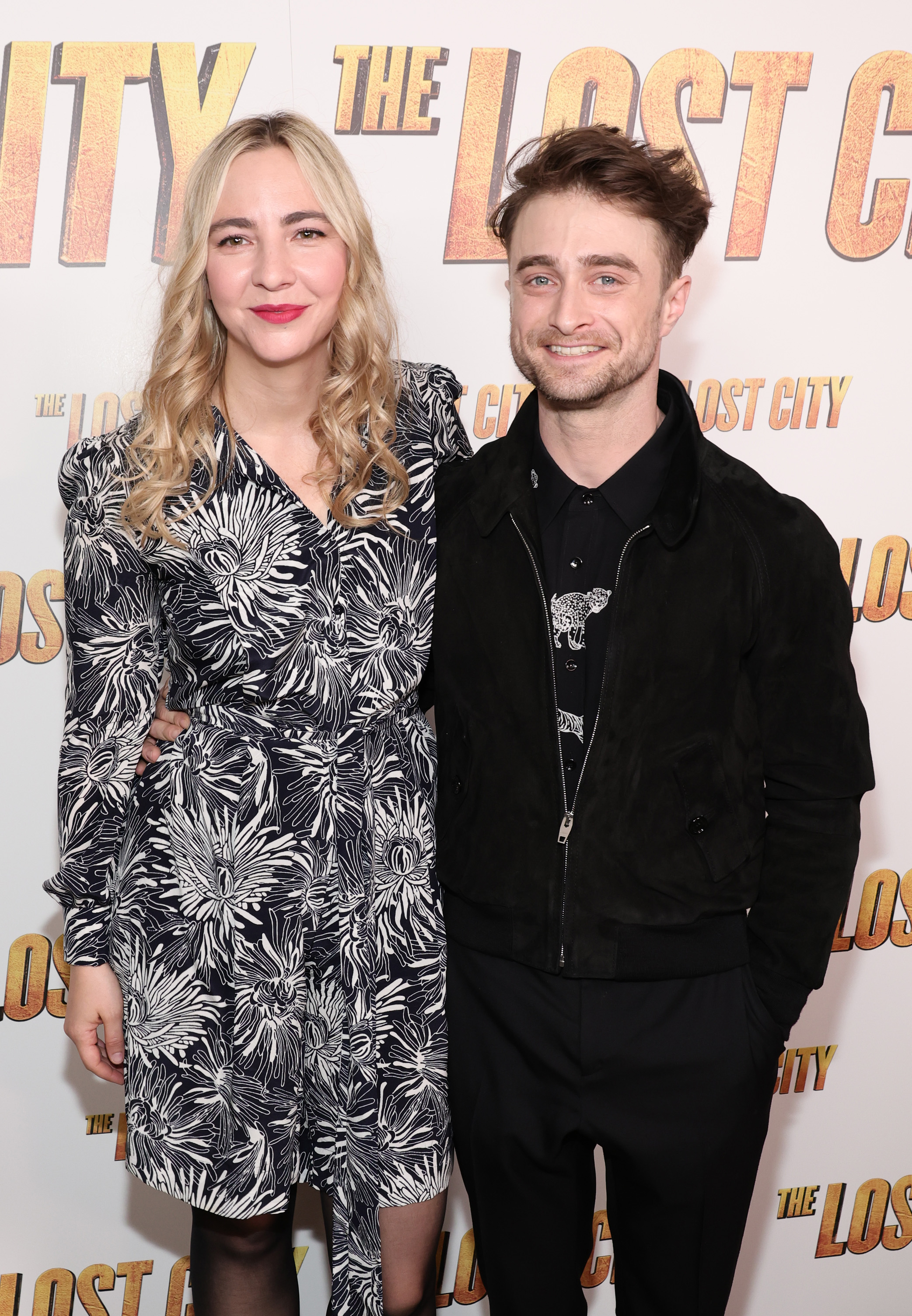 Erin Darke and Daniel Radcliffe at a screening of "The Lost City" in New York City on March 14, 2022 | Source: Getty Images