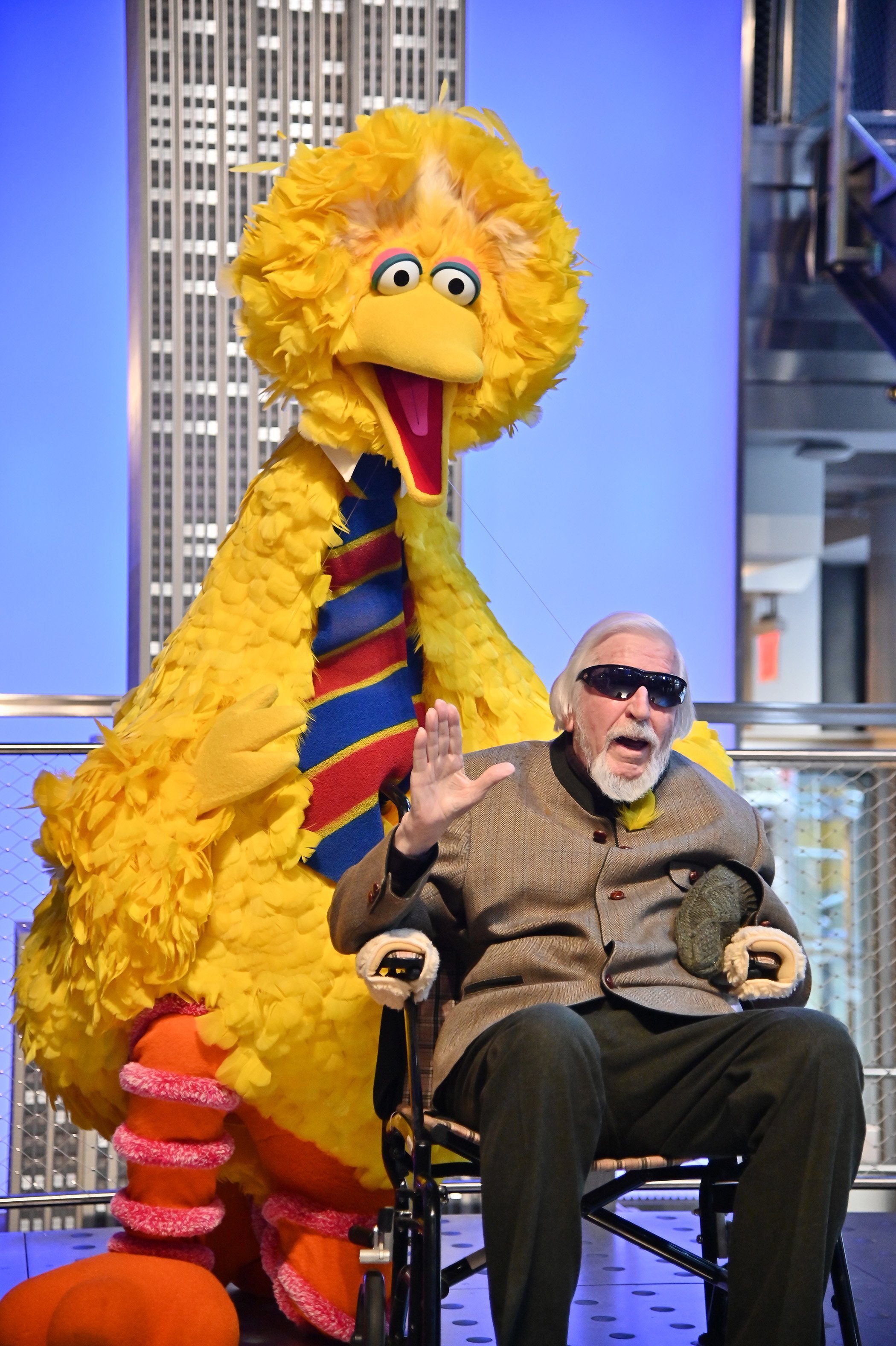  Caroll Spinney Light The Empire State Building at The Empire State Building on November 08, 2019, in New York City. | Source: Getty Images.
