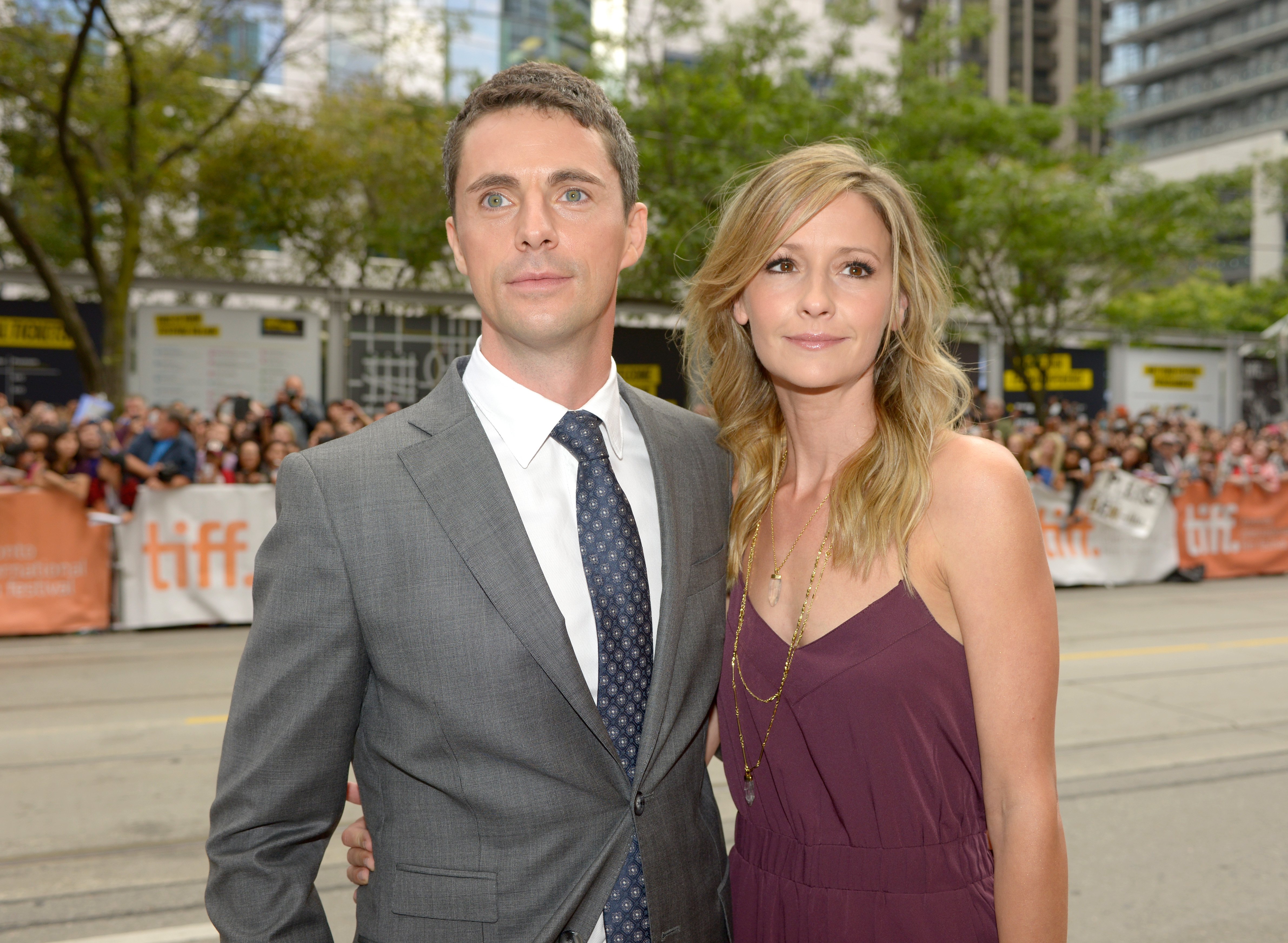 Actor Matthew Goode and Sophie Dymoke attend the "The Imitation Game" premiere during the 2014 Toronto International Film Festival at Princess of Wales Theatre on September 9, 2014, in Toronto, Canada.  | Source: Getty Images