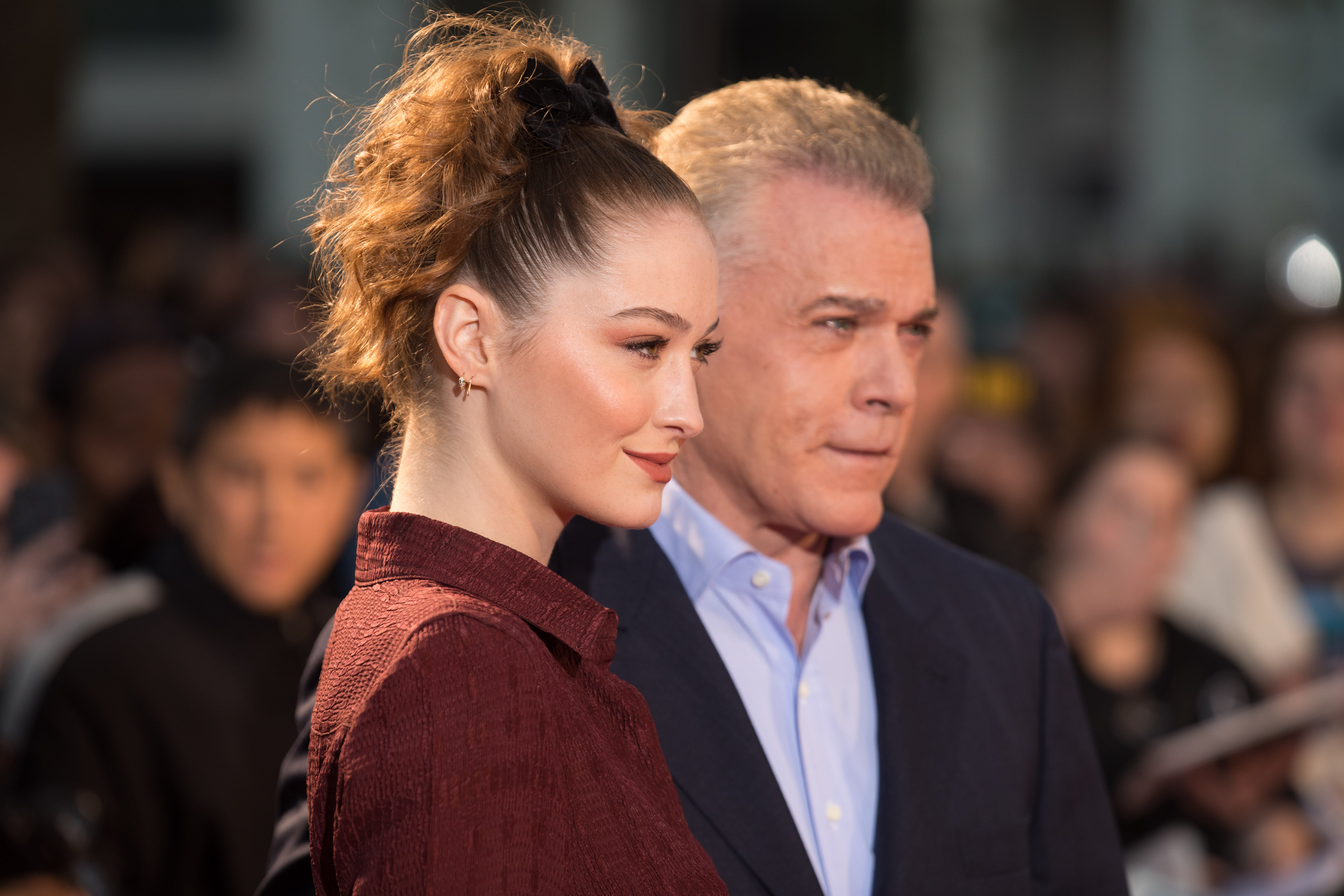 Ray Liotta and daughter Karsen attend the "Marriage Story" premiere, as part of the BFI London Film Festival, at the Odeon Leicester Square in London on October 7, 2019.  | Source: Getty Images
