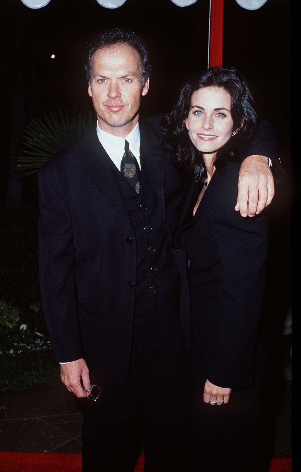 Michael Keaton & Courteney Cox in Pasadena, California | Source: Getty Images