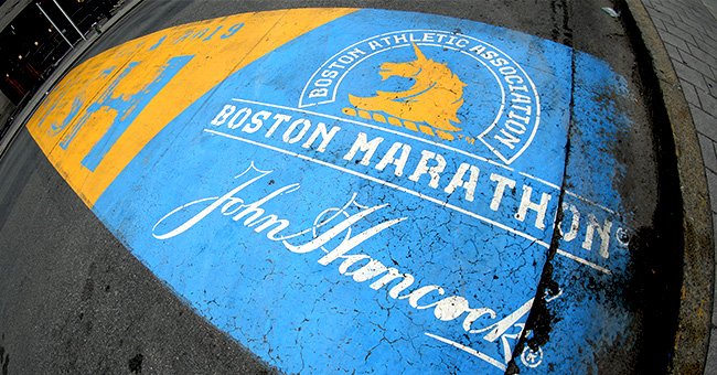  Boston Marathon finish line on April 20, 2020 | Photo: Getty Images 