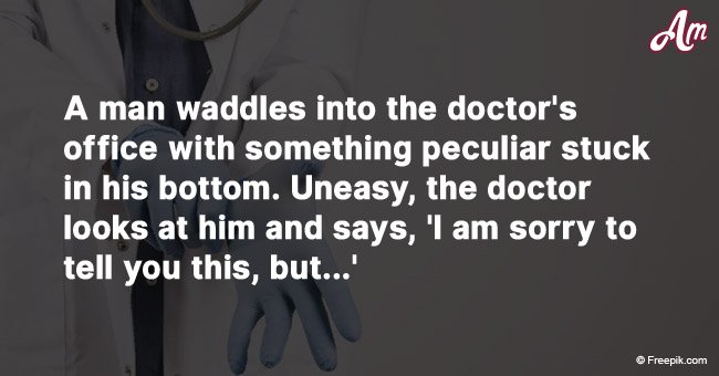 Unfortunate man in a tight spot gets frightening diagnosis from his doctor
