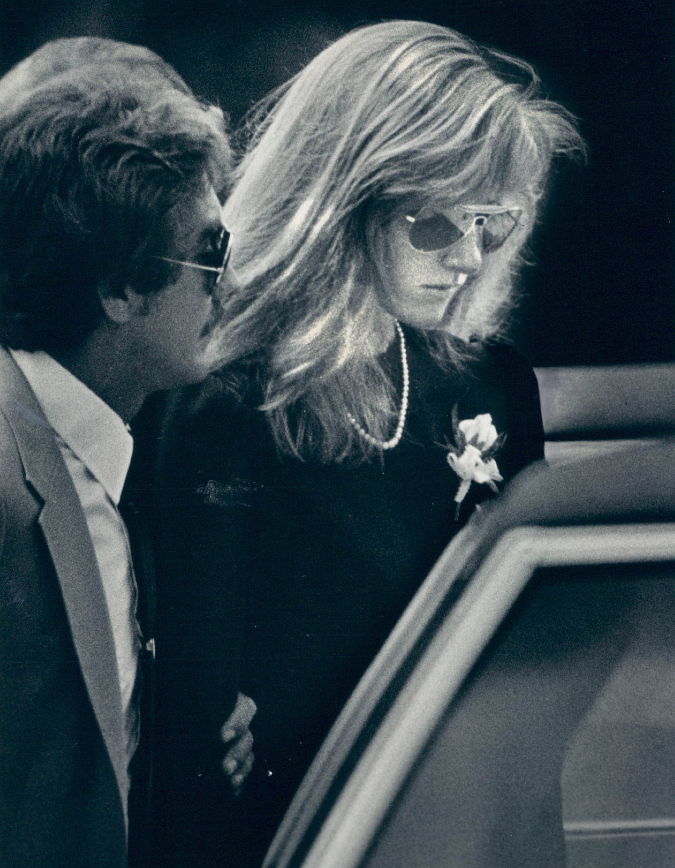 Shauna Redford attends the funeral services of Sid Wells in July 1983 in Longmont, Colorado. | Source: Getty Images