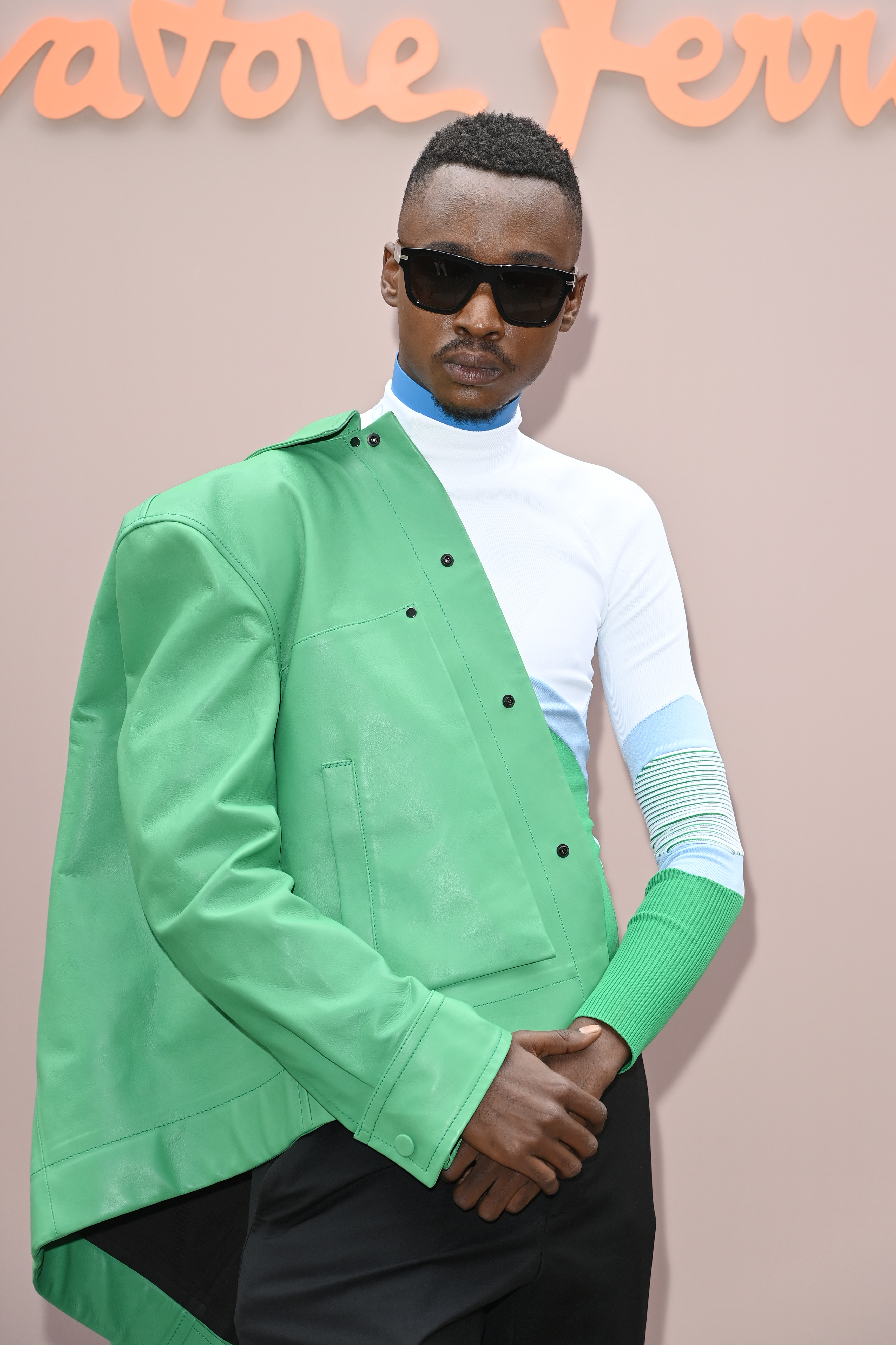 Ashton Sanders at the Salvatore Ferragamo Spring/Summer 2022 Show on September 25, 2021, in Milan | Source: Getty Images