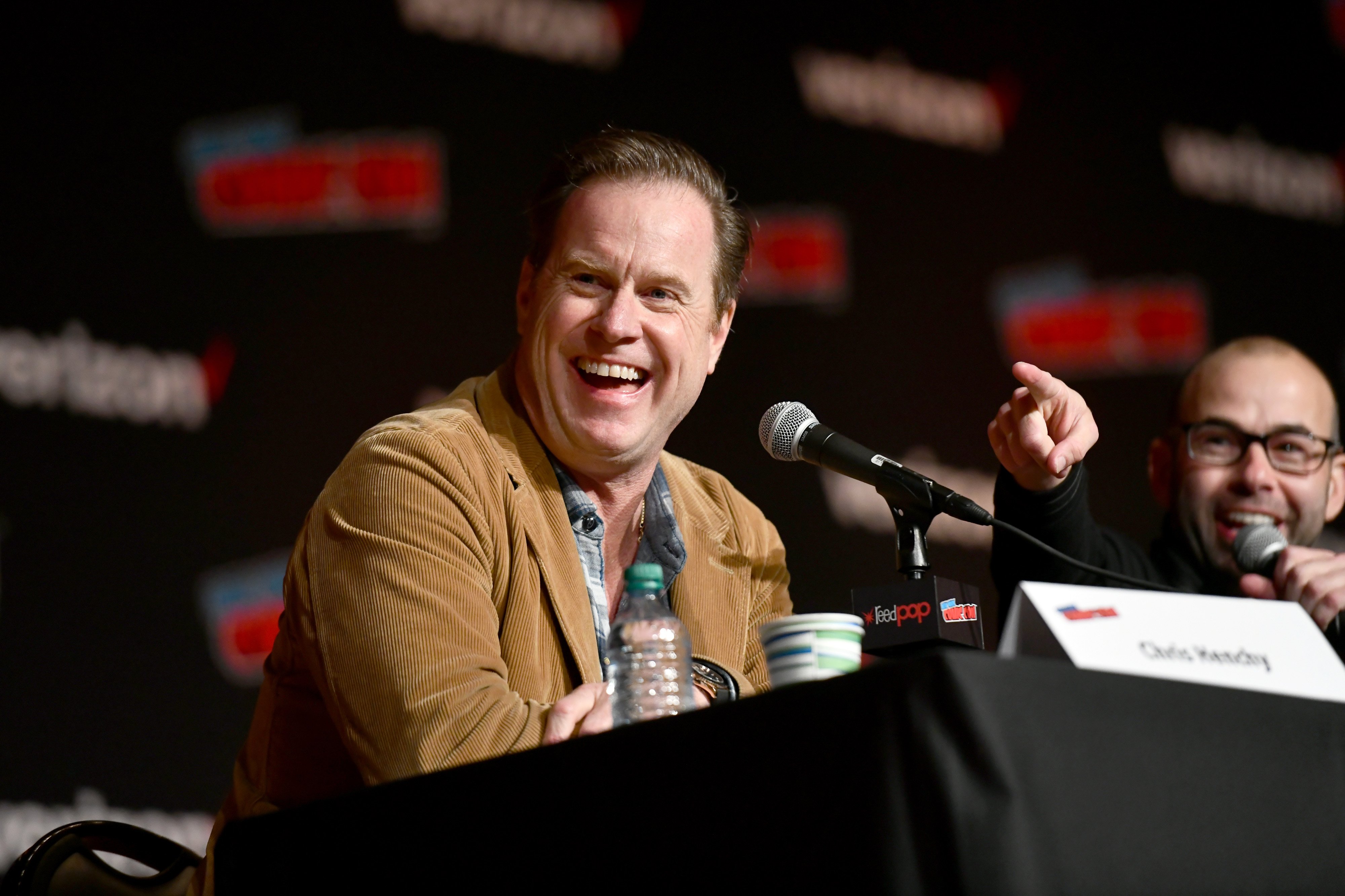 Chris Henchy at the Comic Con 2018 on October 4, 2018, in New York City. | Source: Getty Images