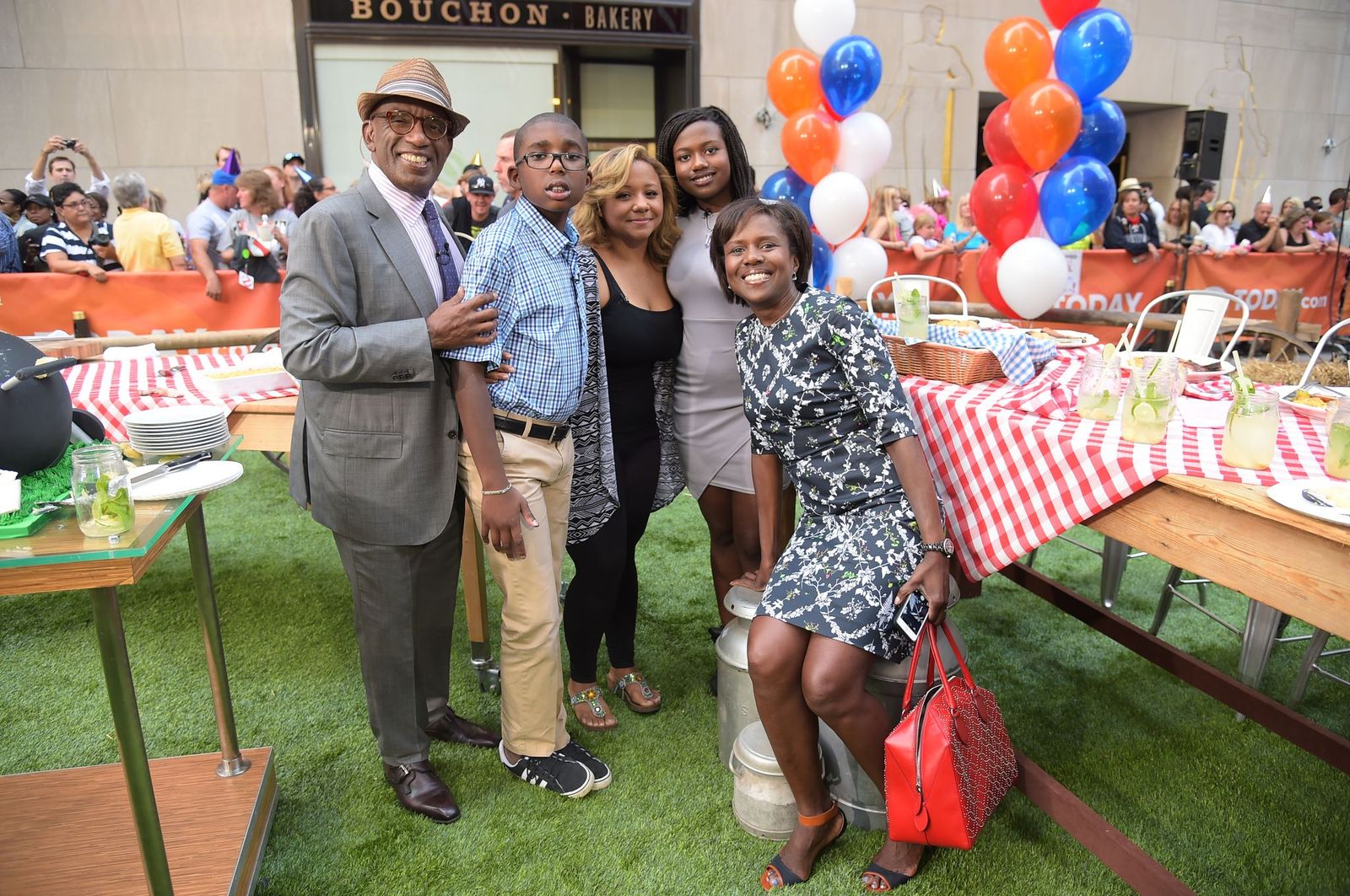 Al Roker and his Family on the "Today" show on August 20, 2014 | Photo: Michael Loccisano/NBC/NBC Newswire/NBCUniversal/Getty Images