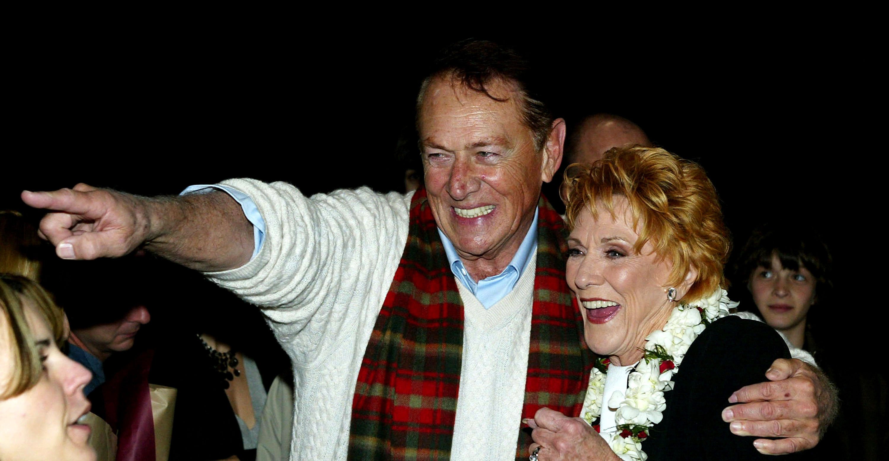 Quinn Redeker and Jeanne Cooper attend "The Young and the Restless" celebration for actress Jeanne Cooper's 30th year anniversary on the show at CBS Television City on January 28, 2004 in Los Angeles, California | Source: Getty Images 