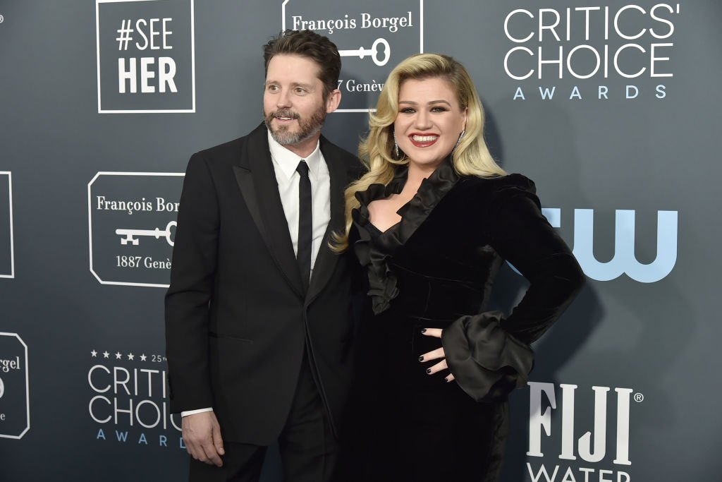 Brandon Blackstock and Kelly Clarkson during the arrivals for the 25th Annual Critics' Choice Awards on January 12, 2020 | Photo: Getty Images