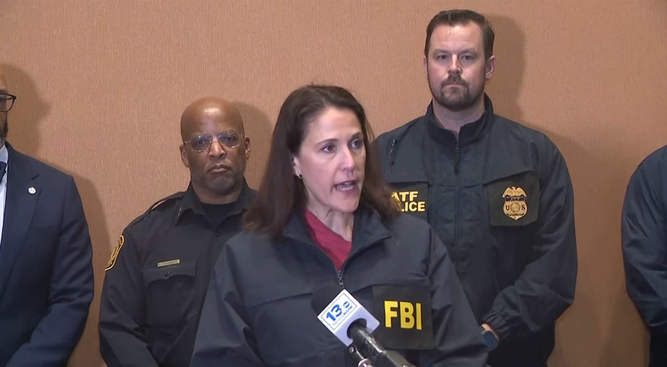 FBI Special Agent in Charge Dominique Evans during a press conference regarding the shooting at Old Dominion University on March 12, 2026 | Source: YouTube/New York Post