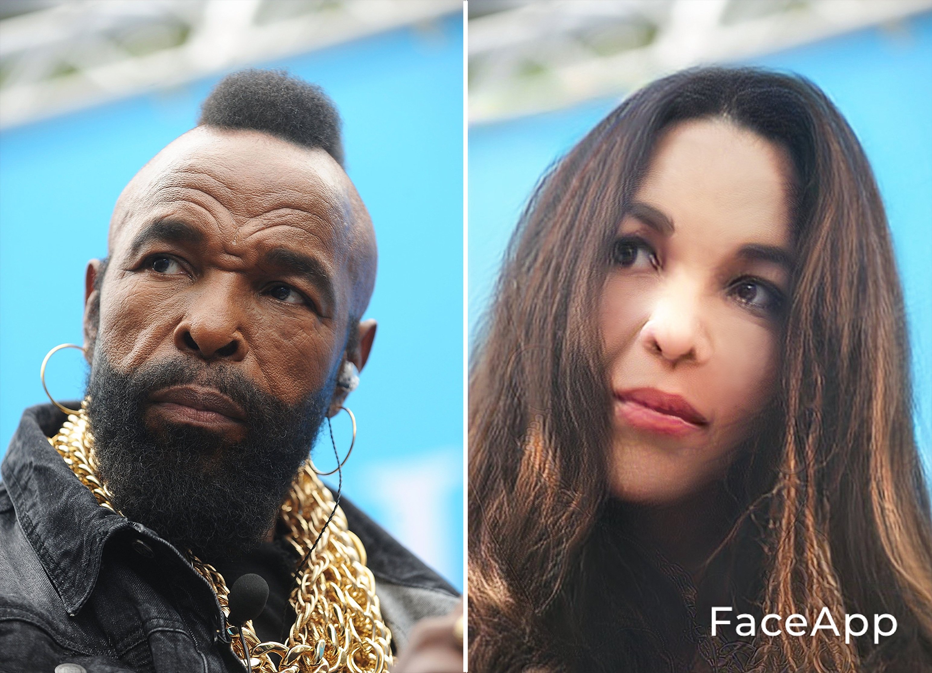  Mr. T| Source: Getty Images/Face App