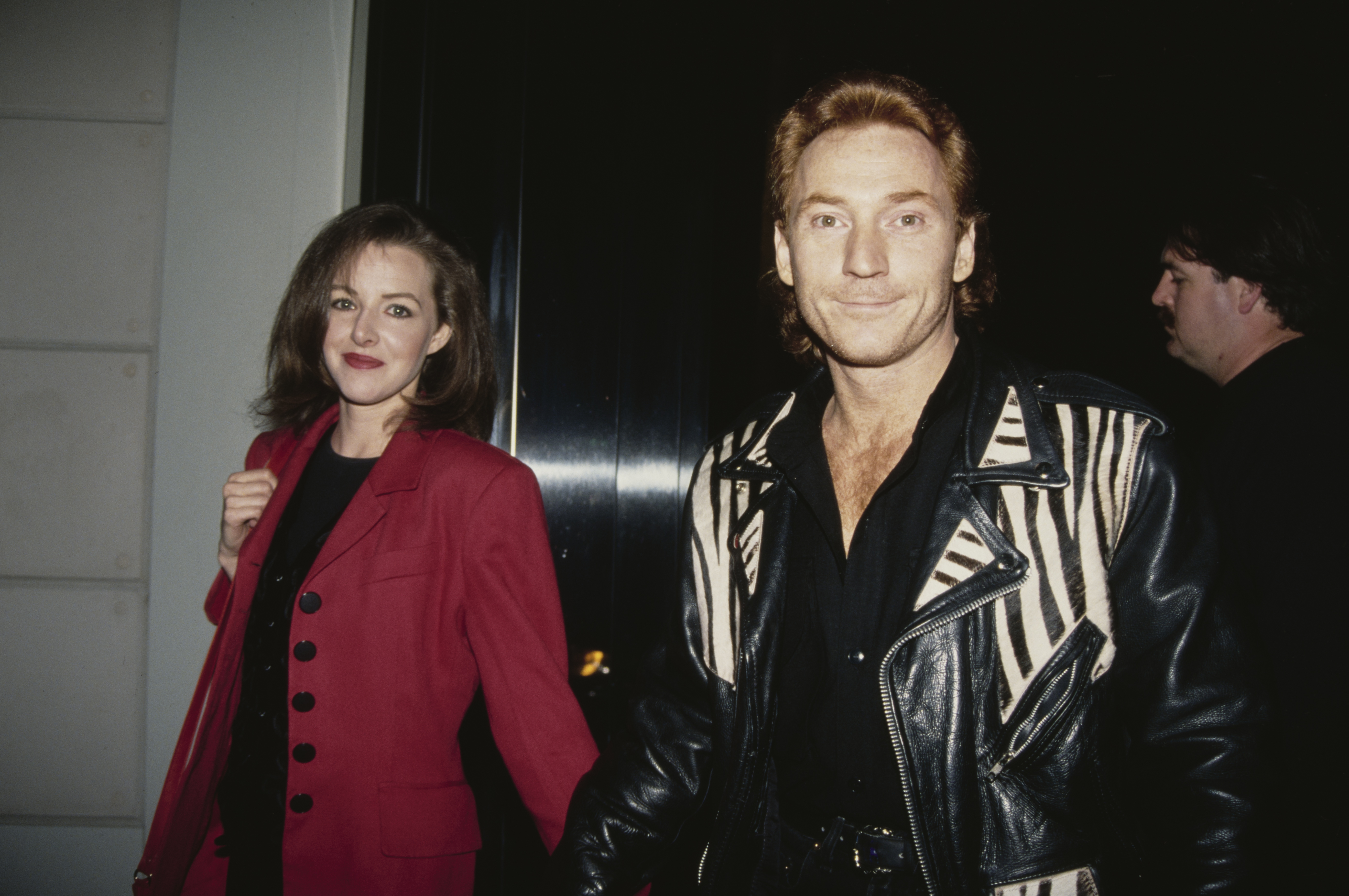 Gretchen Hillmer Bonaduce, and her husband, American actor and comedian Danny Bonaduce in 1993 | Source: Getty Images