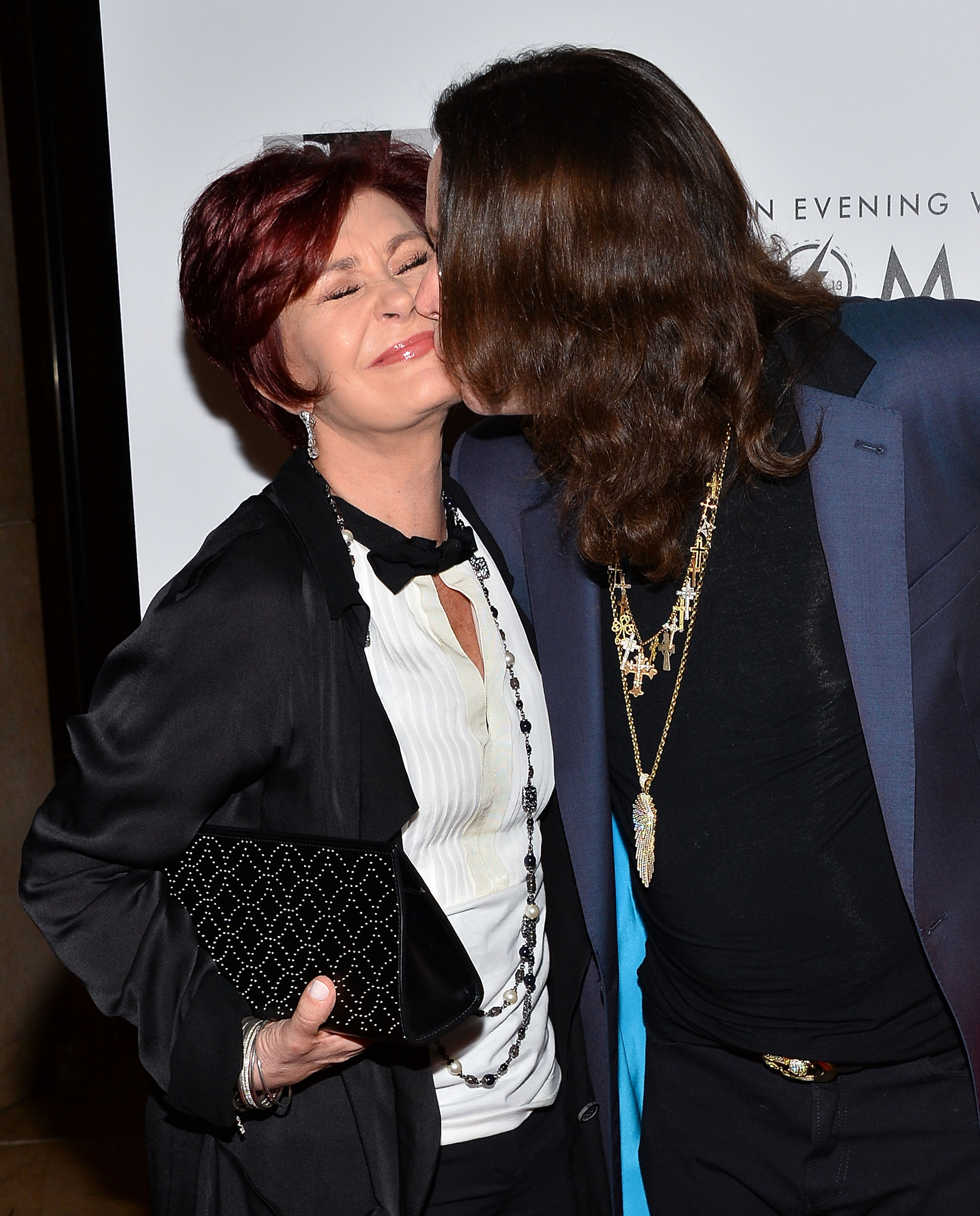Sharon and Ozzy Osbourne at the L.A. Gay & Lesbian Center's 2013 "An Evening With Women" Gala on May 18 in Beverly Hills, California. | Source: Getty Images