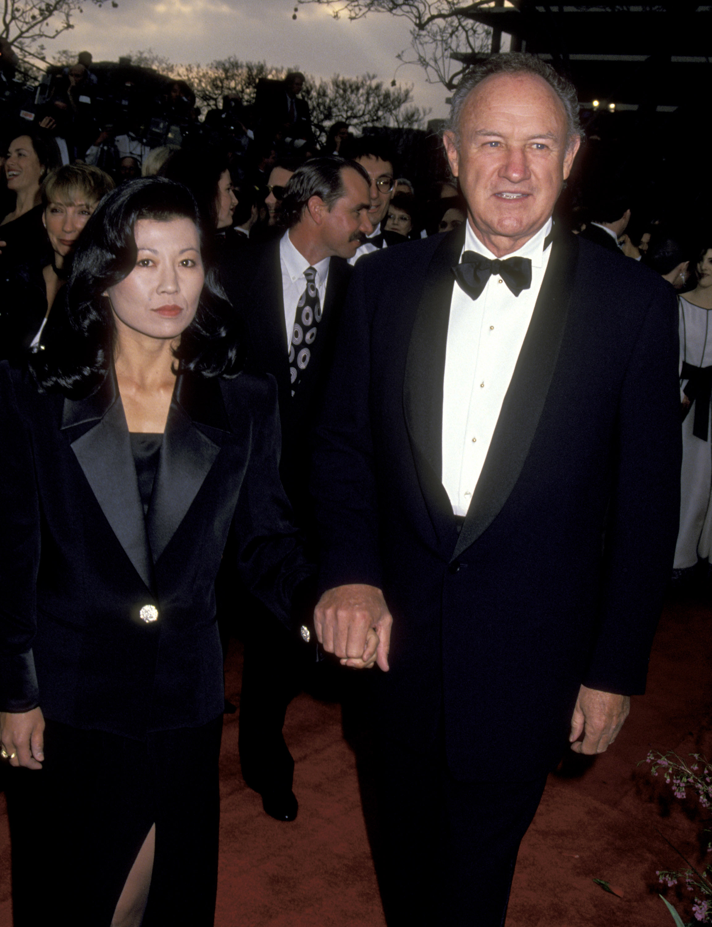 Betsy Arakawa and Gene Hackman attend the 65th Academy Awards on March 29, 1993 | Source: Getty Images